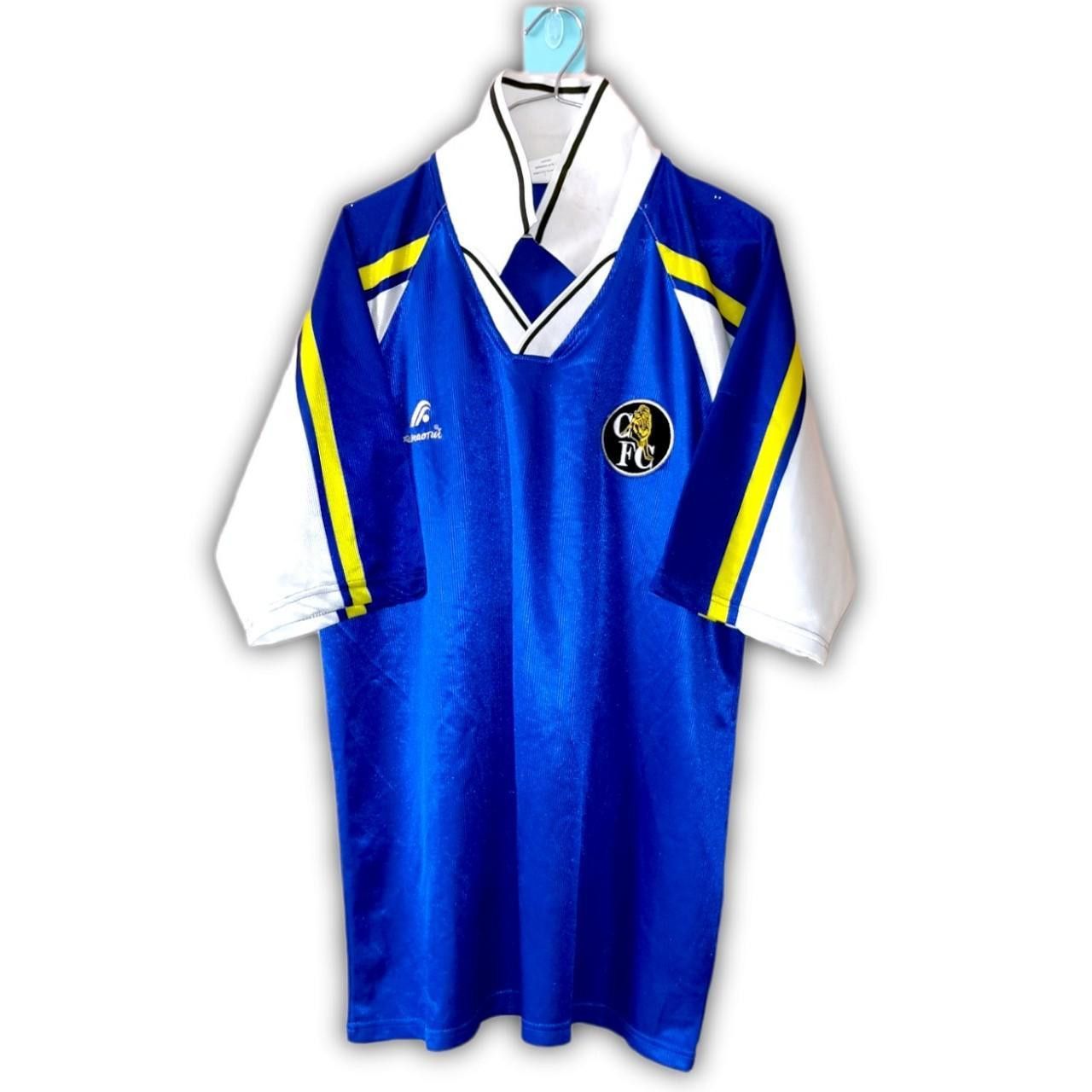 Other Fc Chelsea England Blues 90s Fan Home shirt jersey Size US XL / EU 56 / 4 - 2 Thumbnail