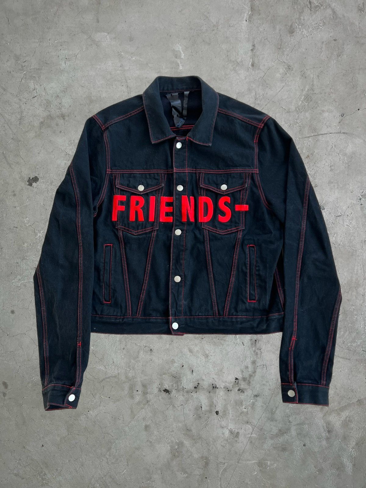 Vlone Friends Denim Jacket 