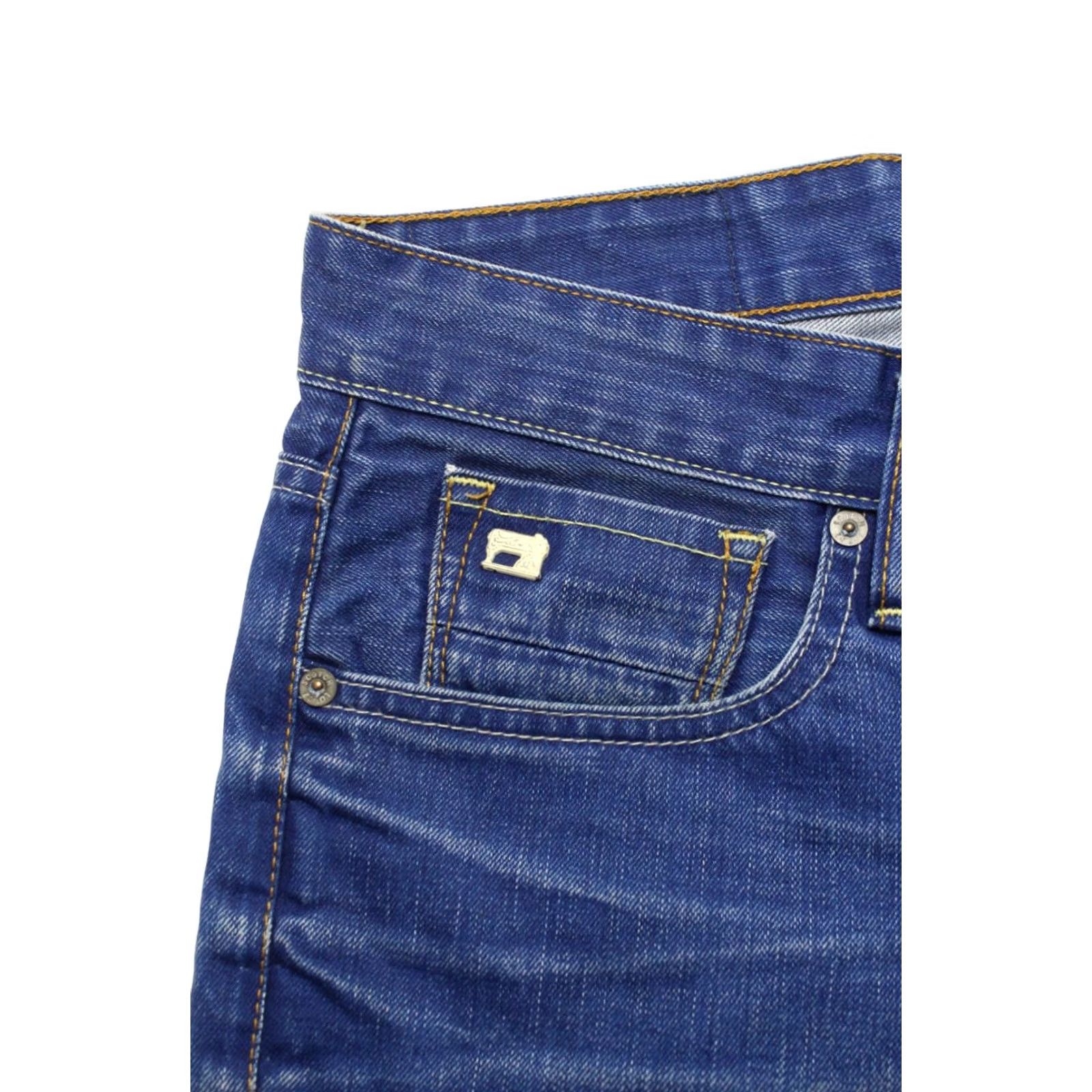 Scotch & Soda Scotch & Soda Rush Jeans Straight Blue W29/L32 Denim Whiskers Faded Men's Size US 29 - 5 Thumbnail
