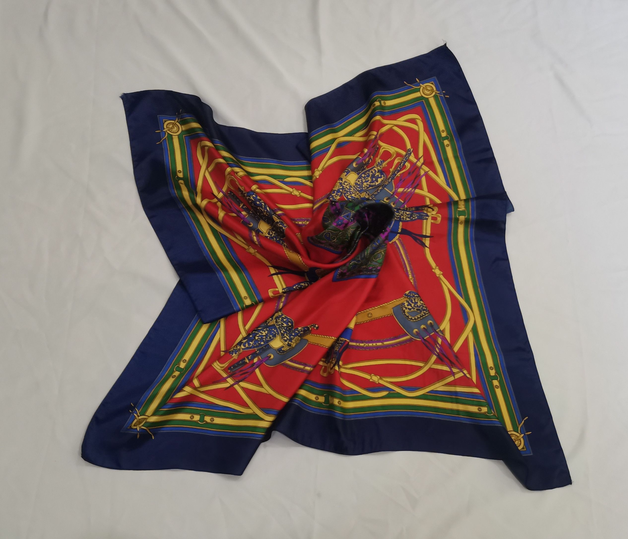 Vintage Rare vintage luxury scarves nice design Size ONE SIZE - 3 Thumbnail