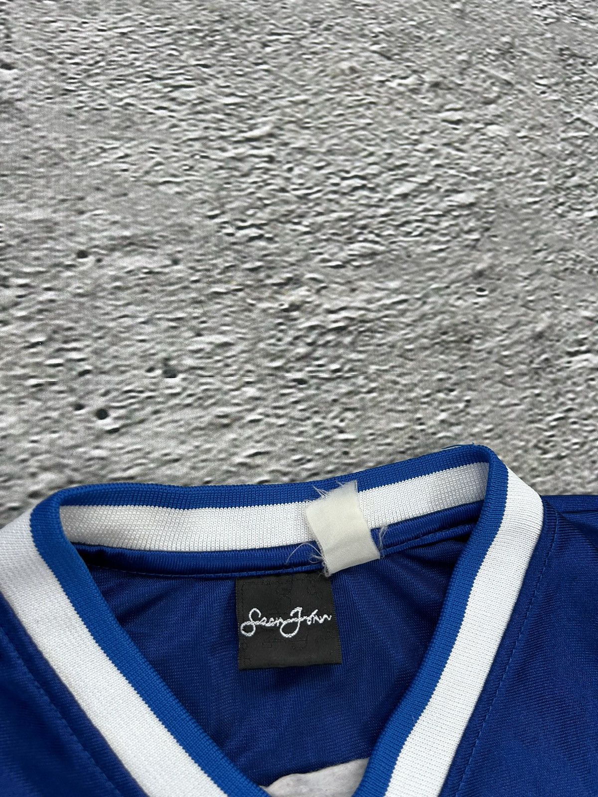 Sean John Vintage Sean John 1969 Jersey blue t-shirt Size US XL / EU 56 / 4 - 3 Thumbnail