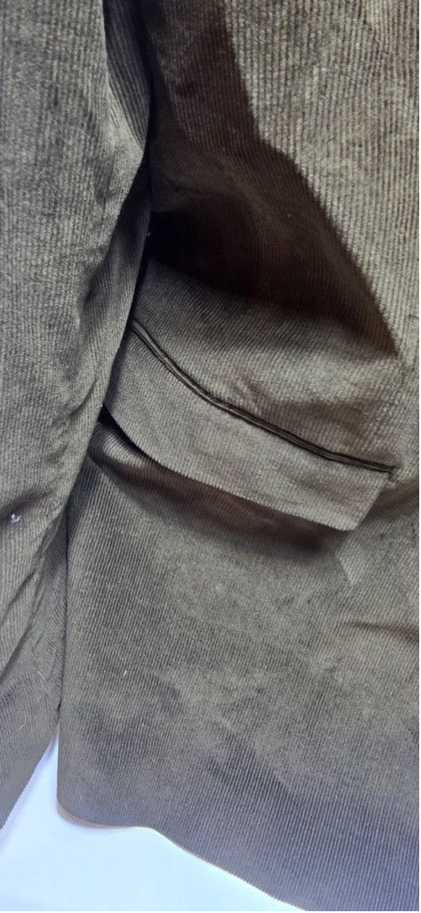 Adolfo Dominguez Adolfo Mens Blazer Sport Coat Button Casual 44R Corduroy Size 44R - 8 Thumbnail