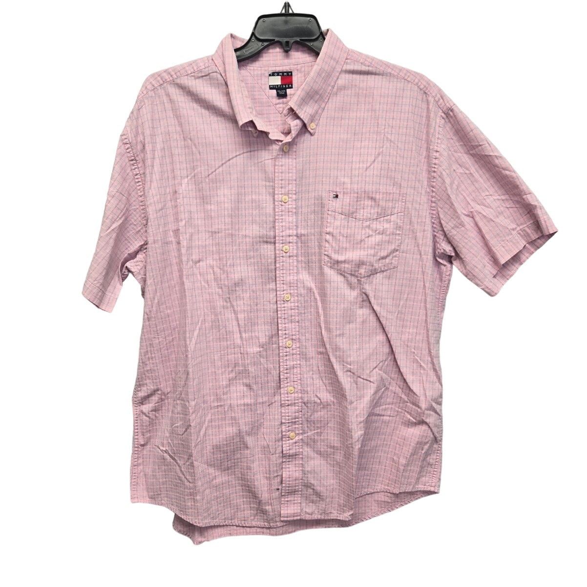 Tommy Hilfiger Tommy Hilfiger Mens 2XL Cotton Short Sleeve Button Up Shirt Size US XXL / EU 58 / 5 - 1 Thumbnail