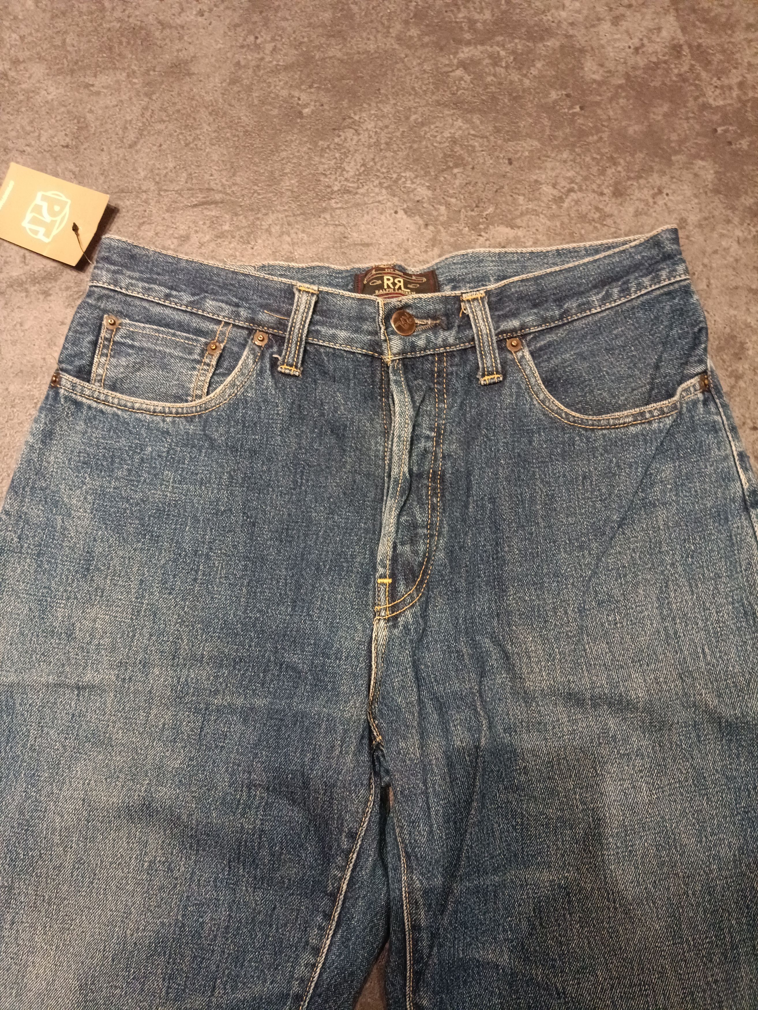 RRL Ralph Lauren × Vintage RRL denim backel back Size US 31 - 4 Thumbnail