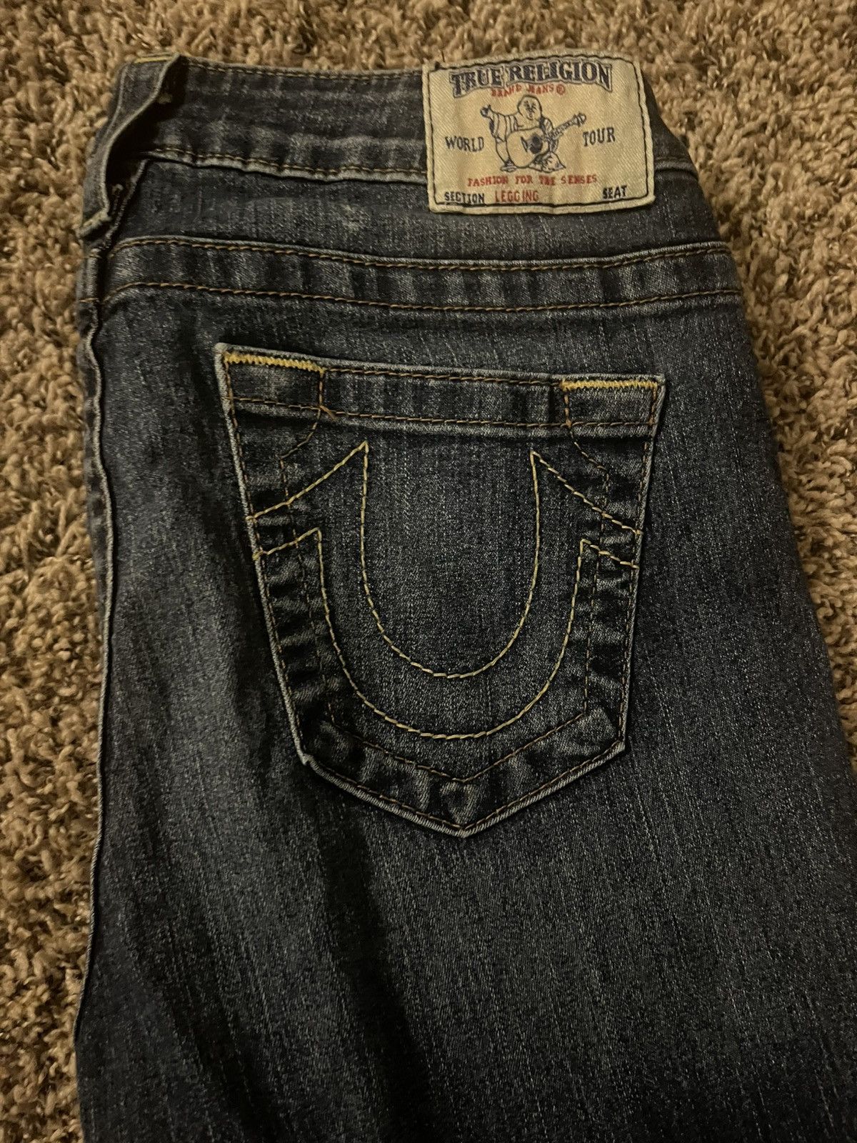 True Religion Navy Jeans size 30! Size 42" / US 20 - 2 Thumbnail