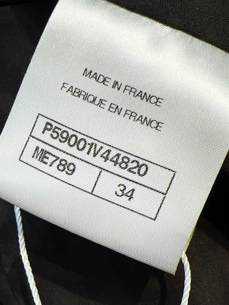 Chanel Chanel Hamburger series show style dark gray navy collar w Size XXS / US 00 / IT 34 - 5 Thumbnail
