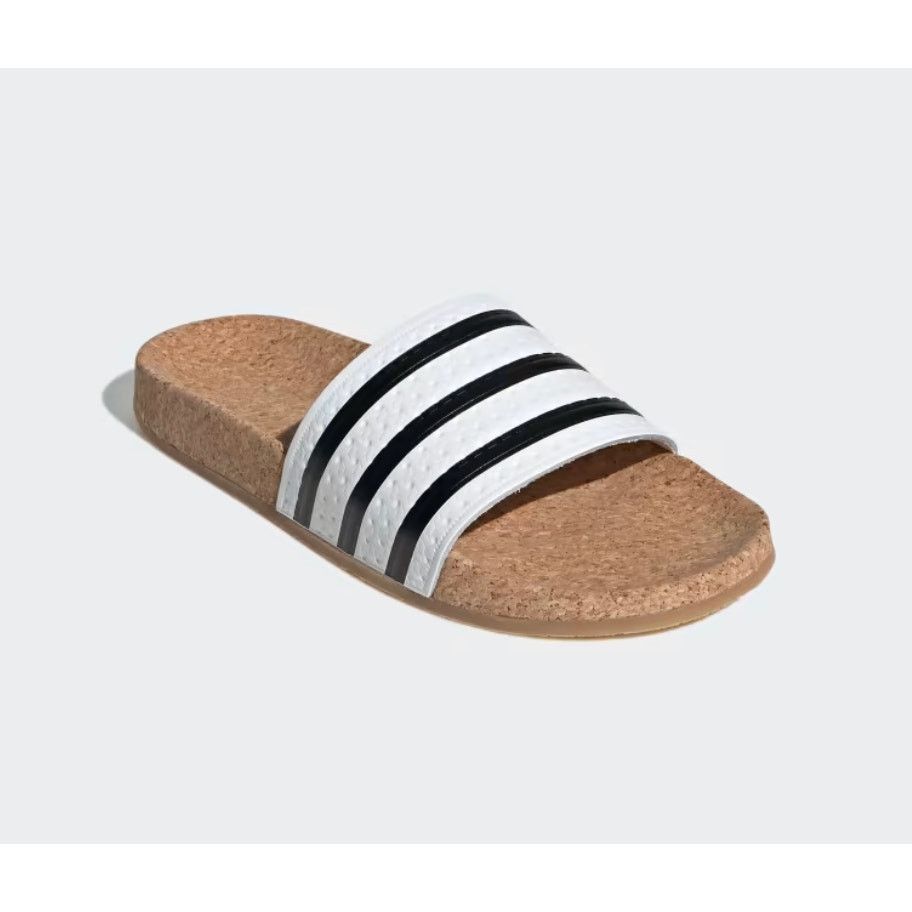 Adidas NWT Adidas Adilette Cork W Women's Size 6 Leather Slides Size US 6 / IT 36 - 1 Thumbnail