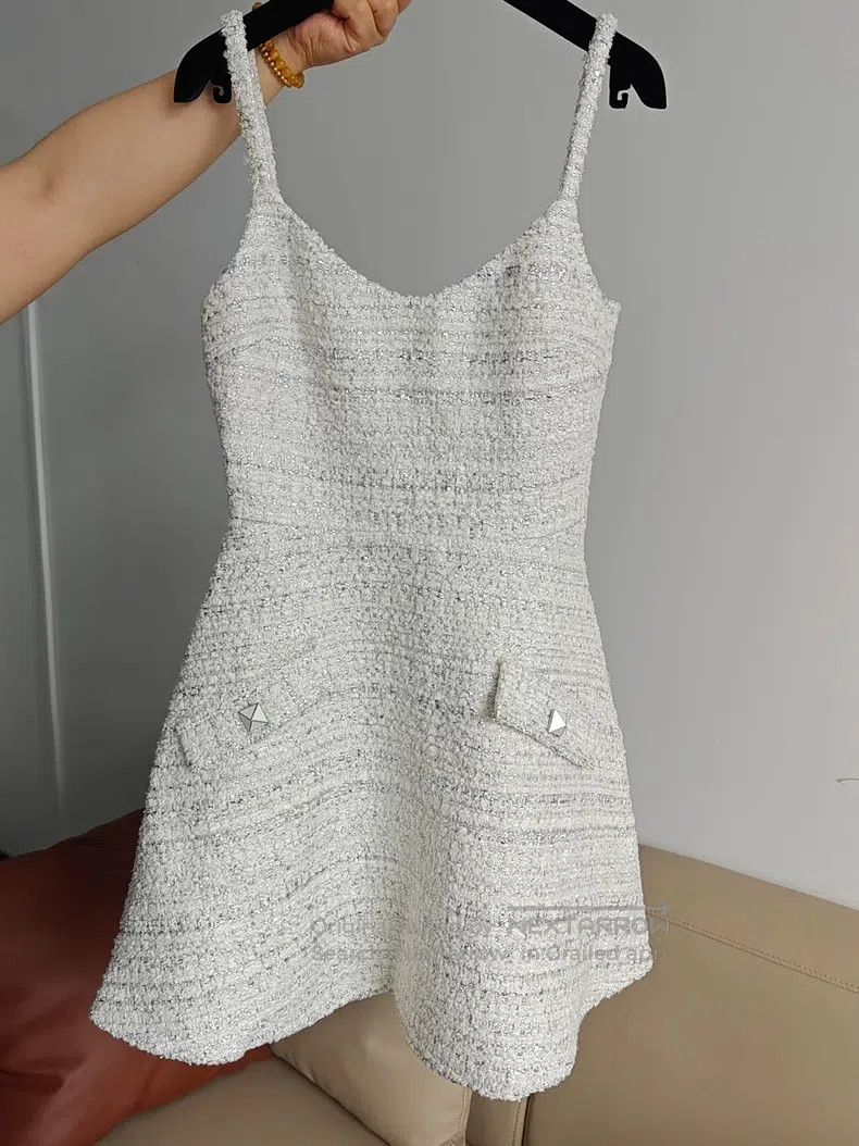 Valentino Valentino Silver silk slip dress Size S / US 4 / IT 40 - 1 Thumbnail