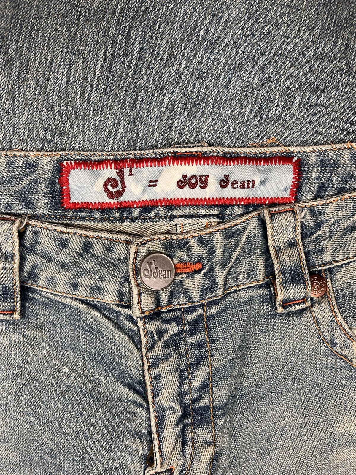Japanese Brand JoyJean Flared Denim Pants Embroidery Size US 32 / EU 48 - 14 Thumbnail