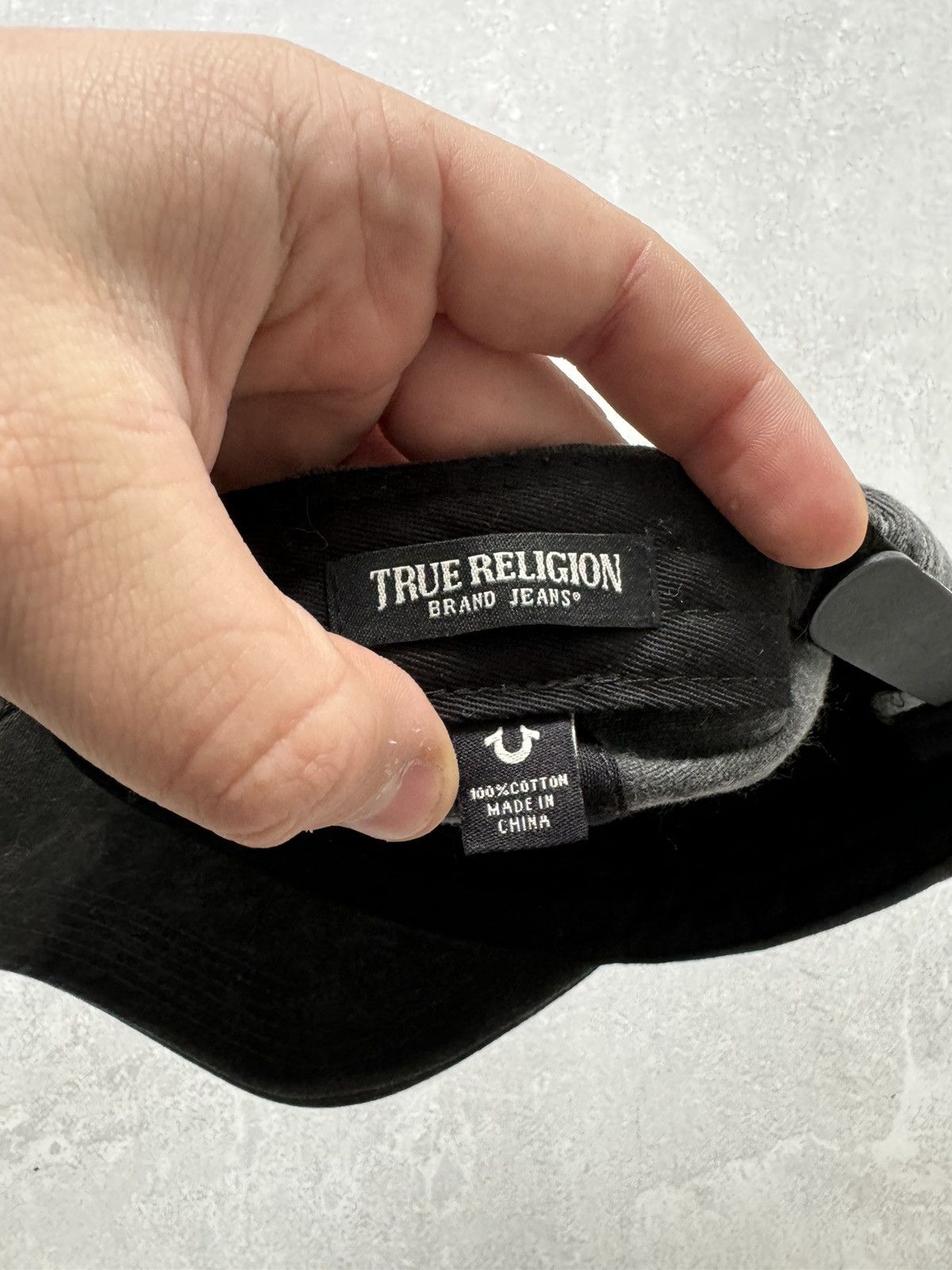 Japanese Brand × True Religion True Religion Garment Dyed Gray Denim Cap Hats Size ONE SIZE - 10 Thumbnail