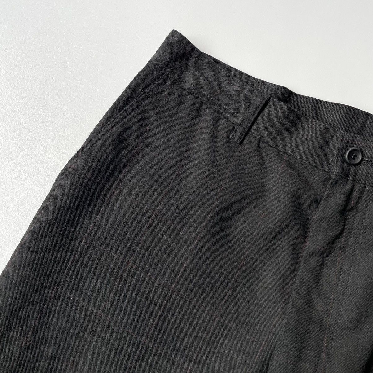 Comme des Garcons Black Cotton Check Print Trousers Size US 32 / EU 48 - 4 Thumbnail
