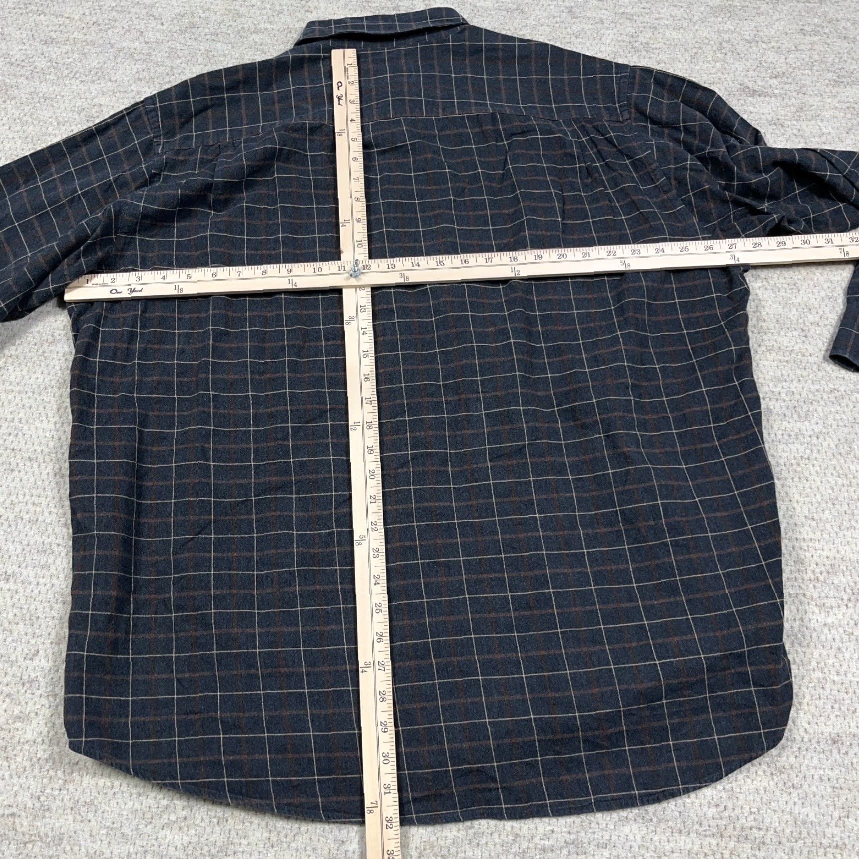 Orvis Orvis Shirt Men 2XL Gray Plaid Button-Up Signature Collection Camp Size US XXL / EU 58 / 5 - 6 Thumbnail