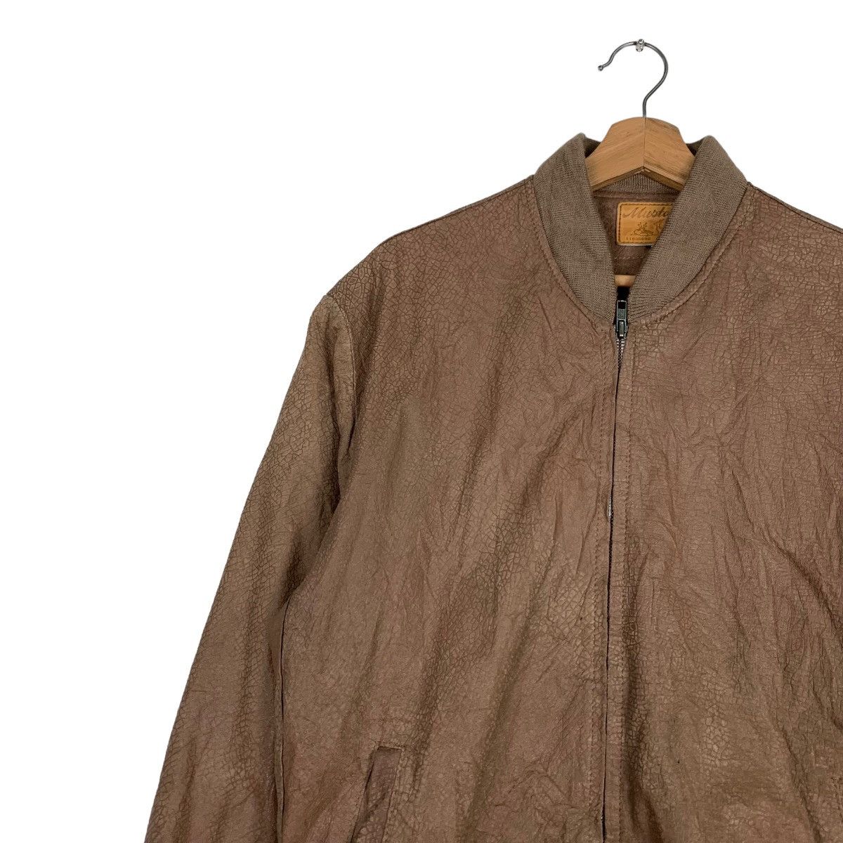 Japanese Brand Vintage MUSTANG Bomber Leather Jacket #0363-C17 Size US L / EU 52-54 / 3 - 6 Thumbnail