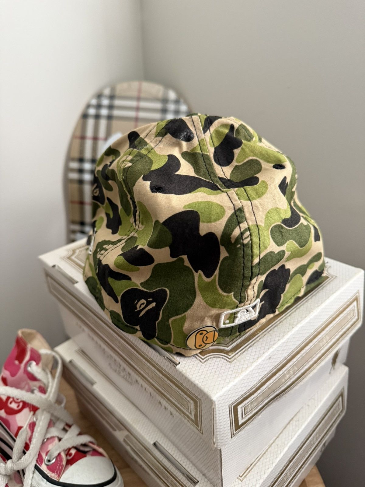 Bape × MLB × New Era Bape x New Era New York Yankees Camo fitted Size ONE SIZE - 6 Thumbnail