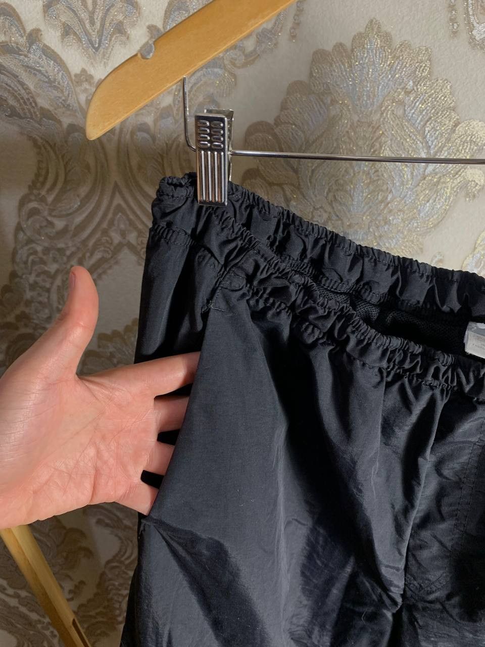 Nike Vintage Nike Retro Nylon Sweatpants Drill Swoosh Y2K 90s Size US 36 / EU 52 - 3 Thumbnail