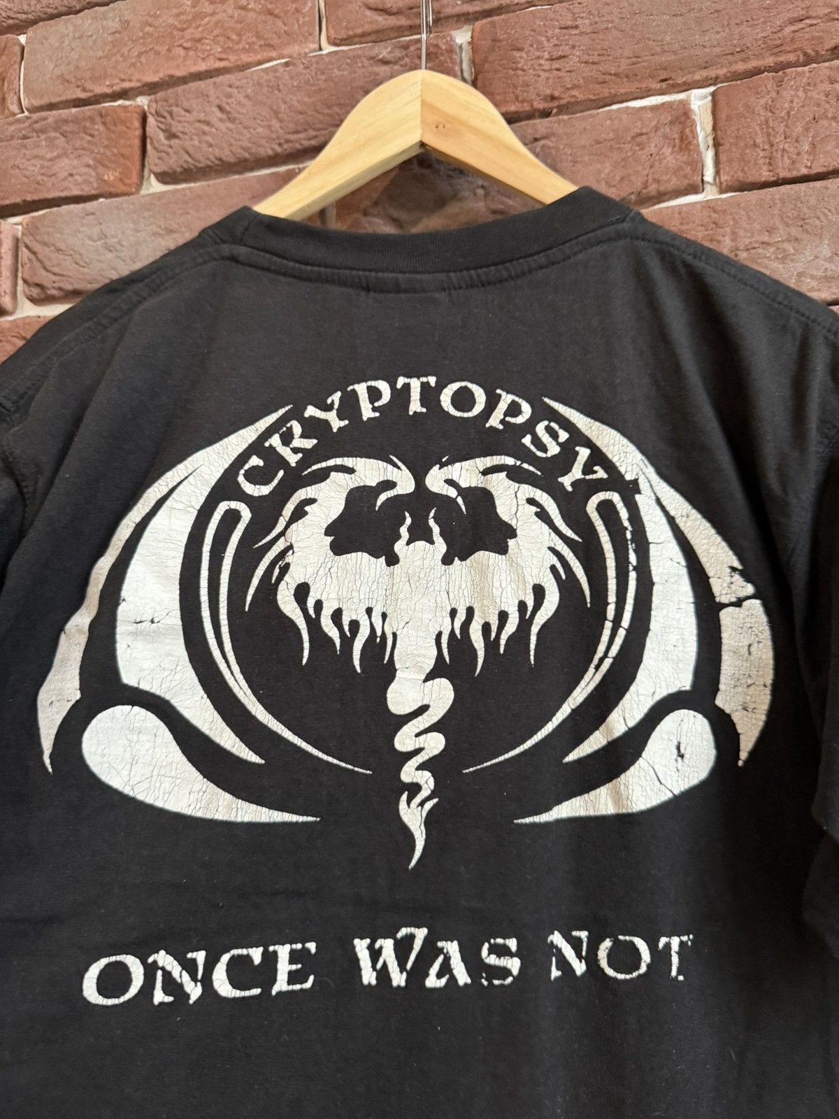 Band Tees VINTAGE 00s CRYPTOPSY Once was Not death metal BAND TEE Size US L / EU 52-54 / 3 - 7 Thumbnail