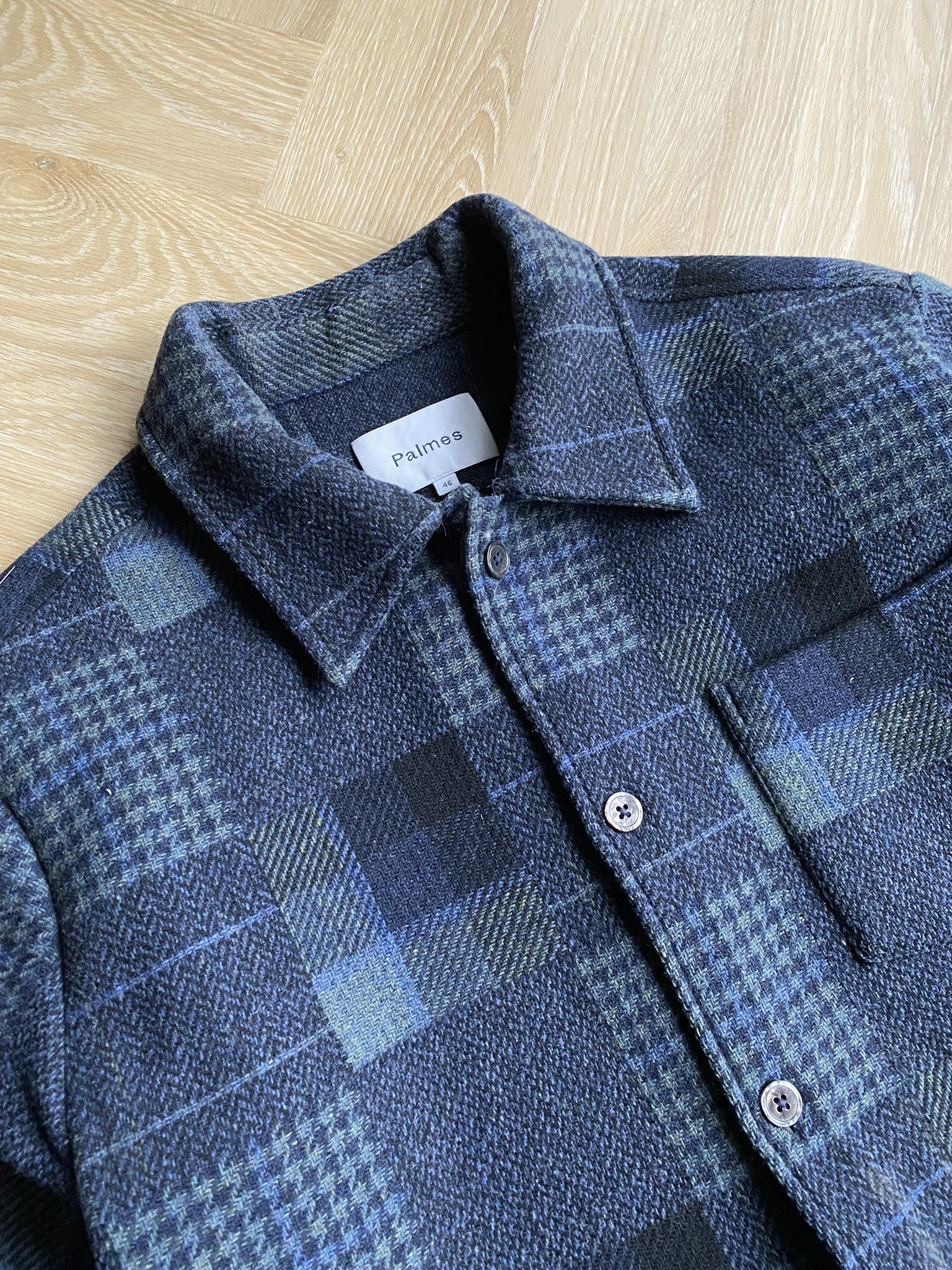 Our Legacy 46/S - Patch Overshirt - Navy Size US S / EU 44-46 / 1 - 8 Thumbnail