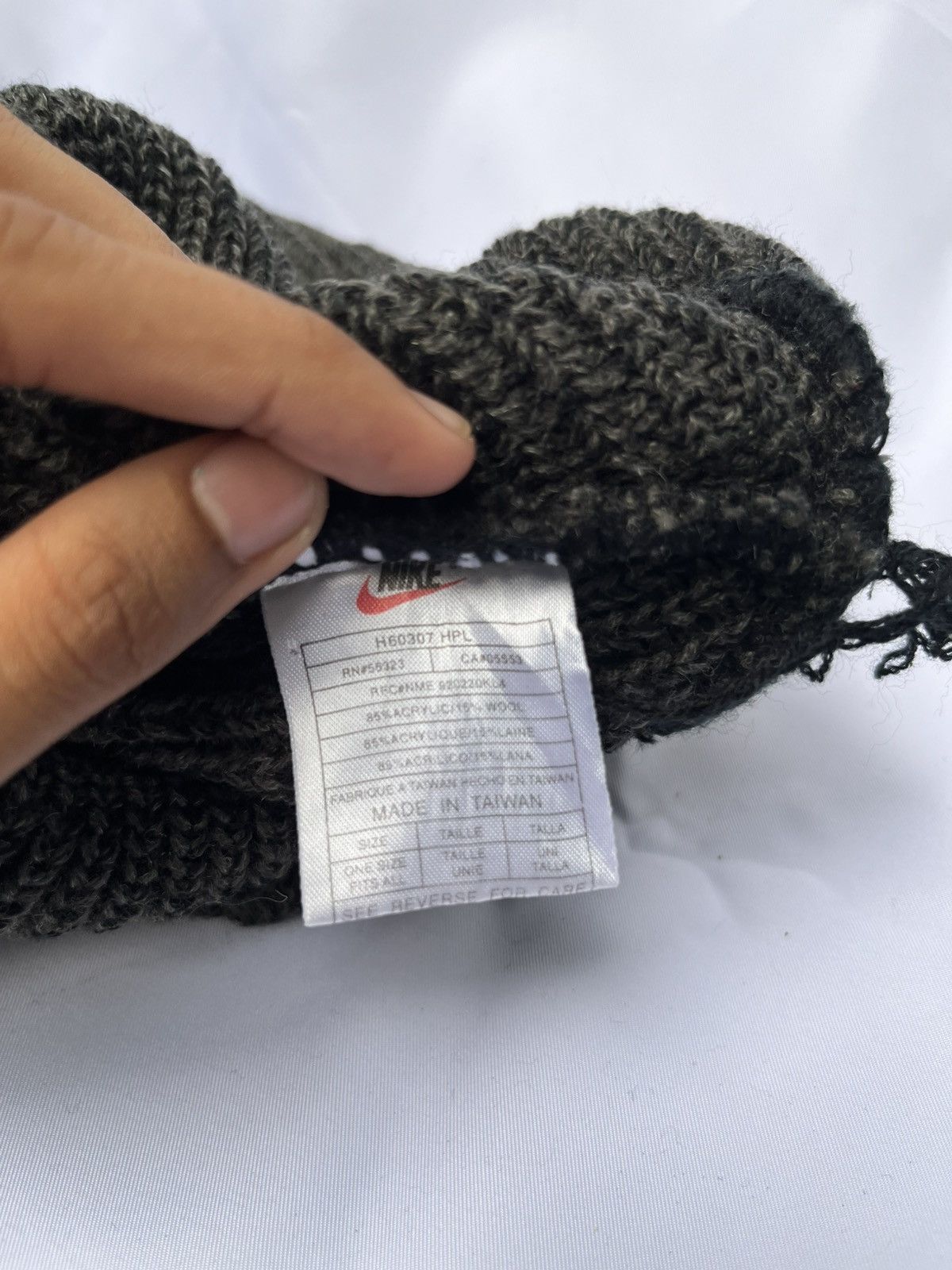 Nike × Vintage Vintage Nike Trademark Logo Beanie Hats Size ONE SIZE - 7 Thumbnail