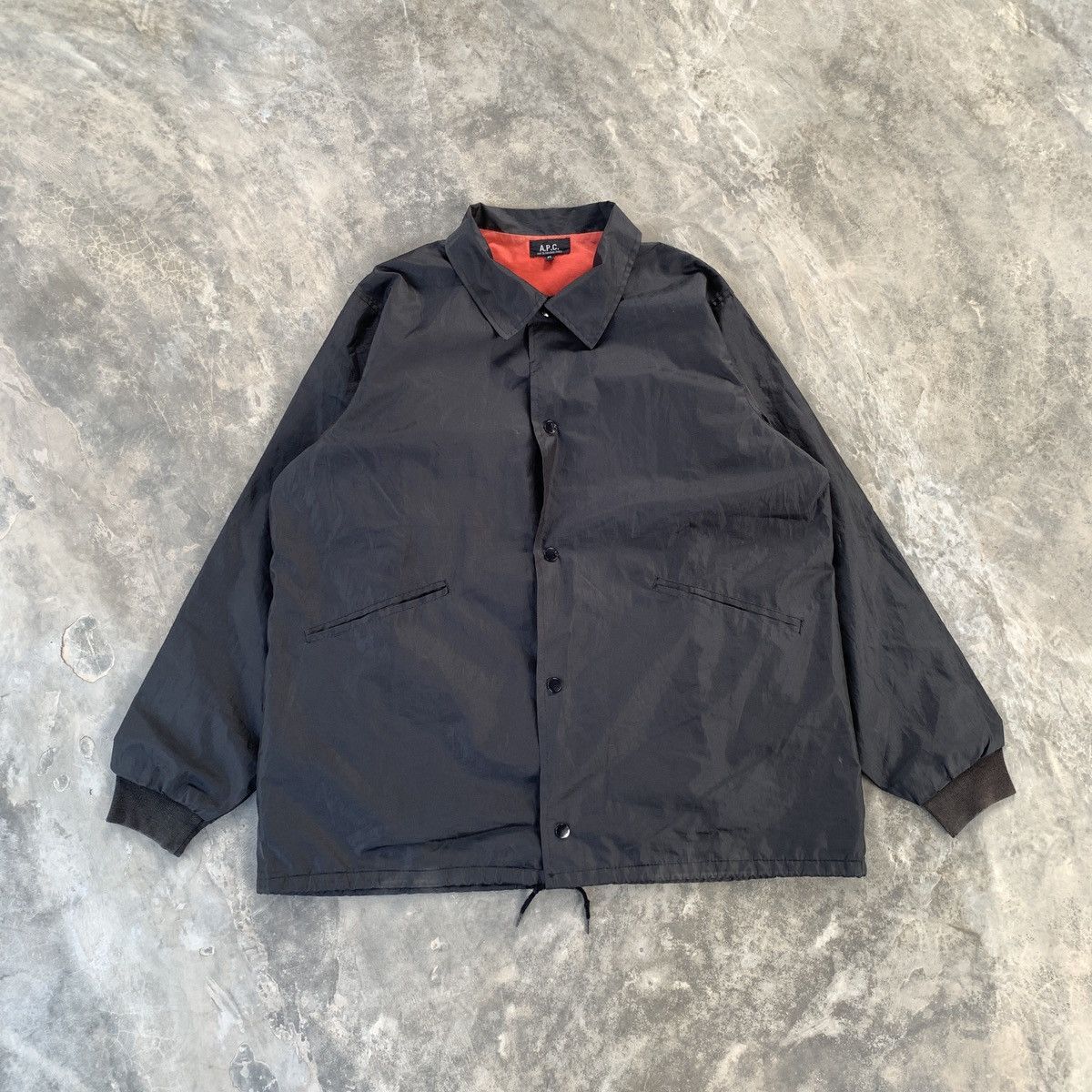 A.P.C. Vintage A.P.C Royal Air Maroc Black Coach Jacket Size US M / EU 48-50 / 2 - 6 Thumbnail