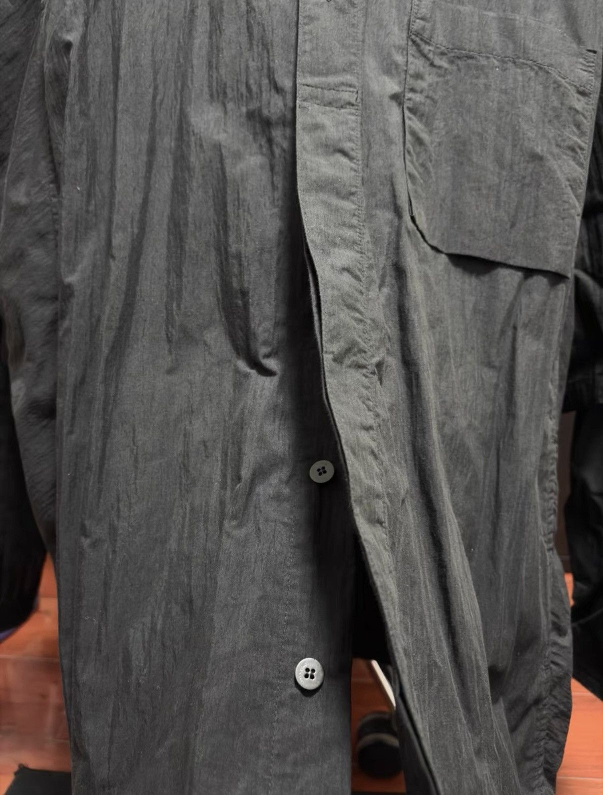 Solid Homme SOLID HOMME Faux Layering Loose Fit Shirt Size US M / EU 48-50 / 2 - 3 Thumbnail