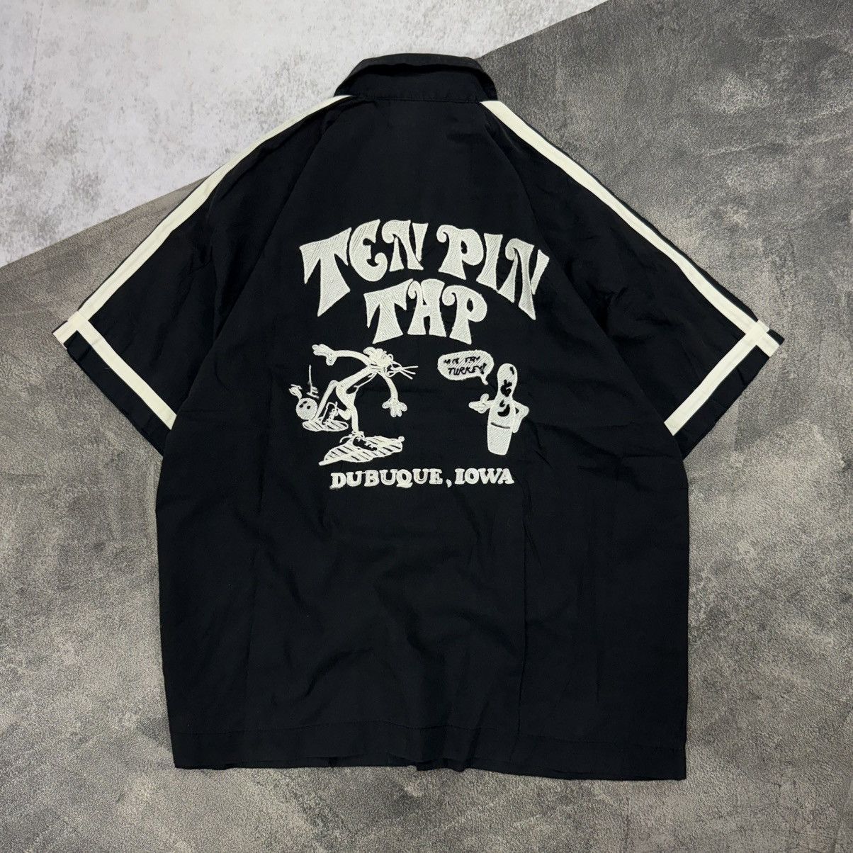 Japanese Brand Vintage TENSTLIKE bowling shirt embroidery black Size US L / EU 52-54 / 3 - 1 Thumbnail