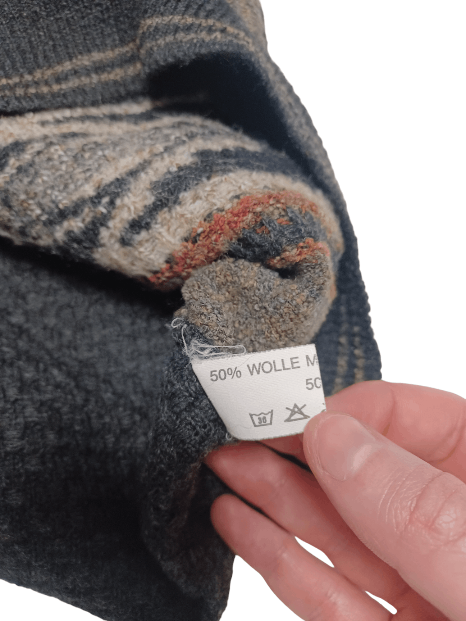 Other FANTASTIC MADE IN ITALY OVERSIZE WOOL SWEATER EXCLUSIVE Size US M / EU 48-50 / 2 - 4 Thumbnail