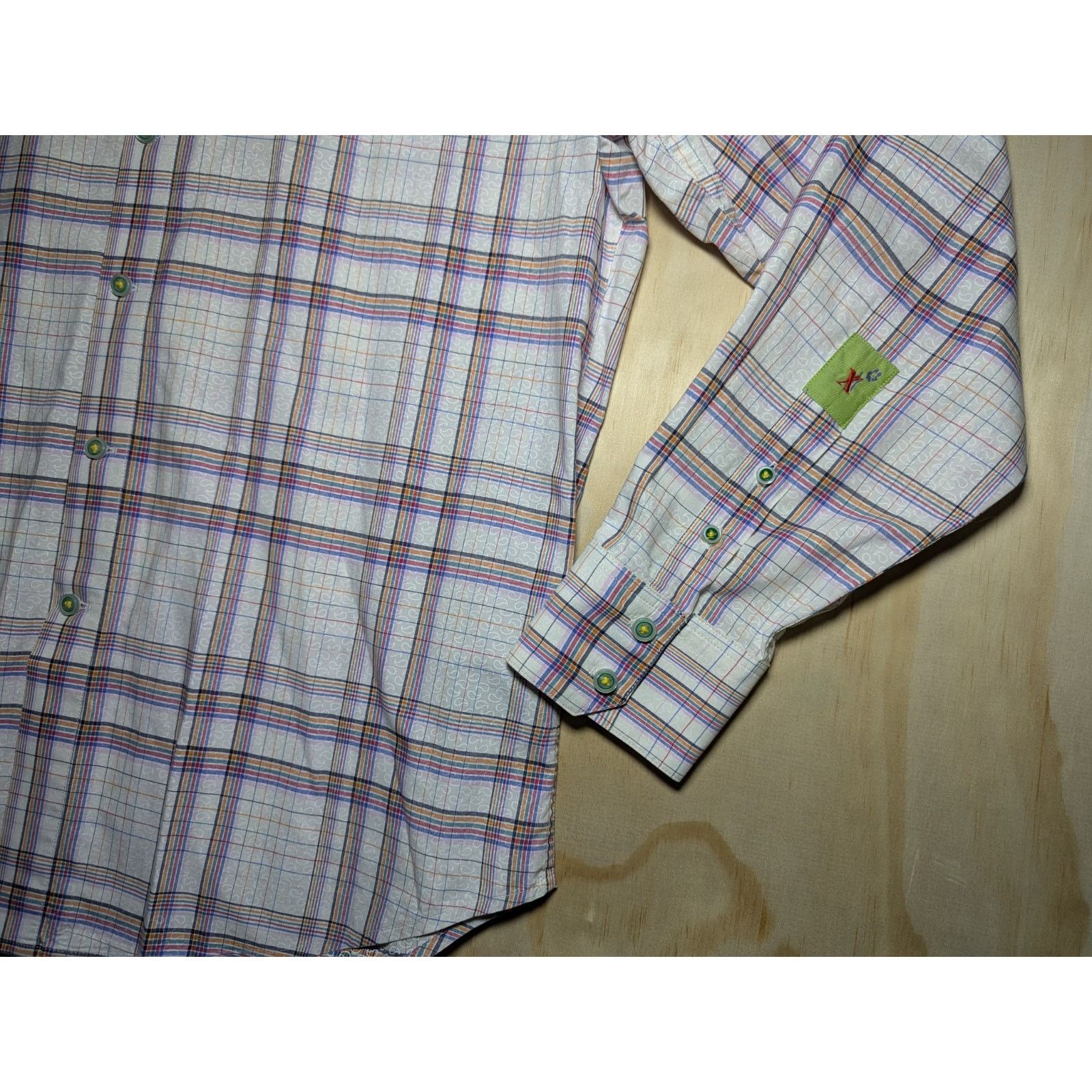Robert Graham Robert Graham Men's Large X Collection Plaid Button Shirt Size US L / EU 52-54 / 3 - 4 Thumbnail