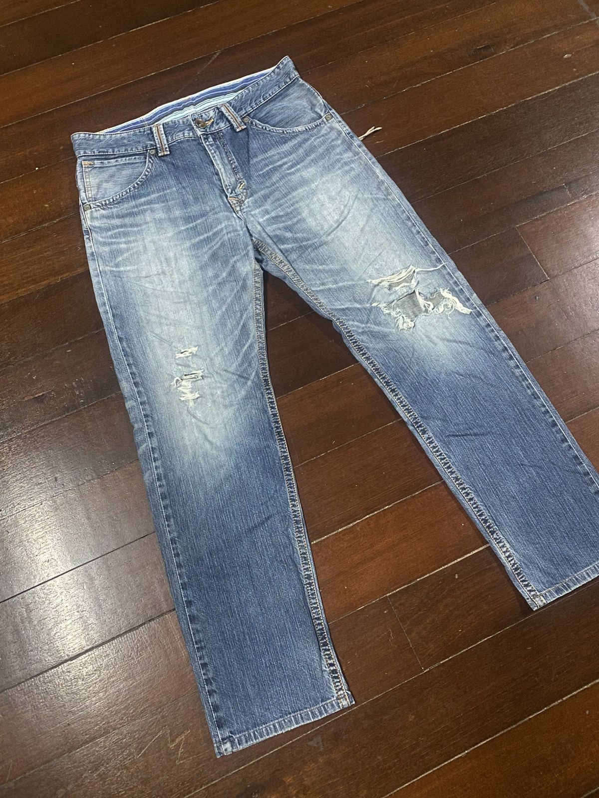 If Six Was Nine Edwin Exclusive Vintage Lgb Style Denim distressed mud wash Size US 36 / EU 52 - 2 Thumbnail