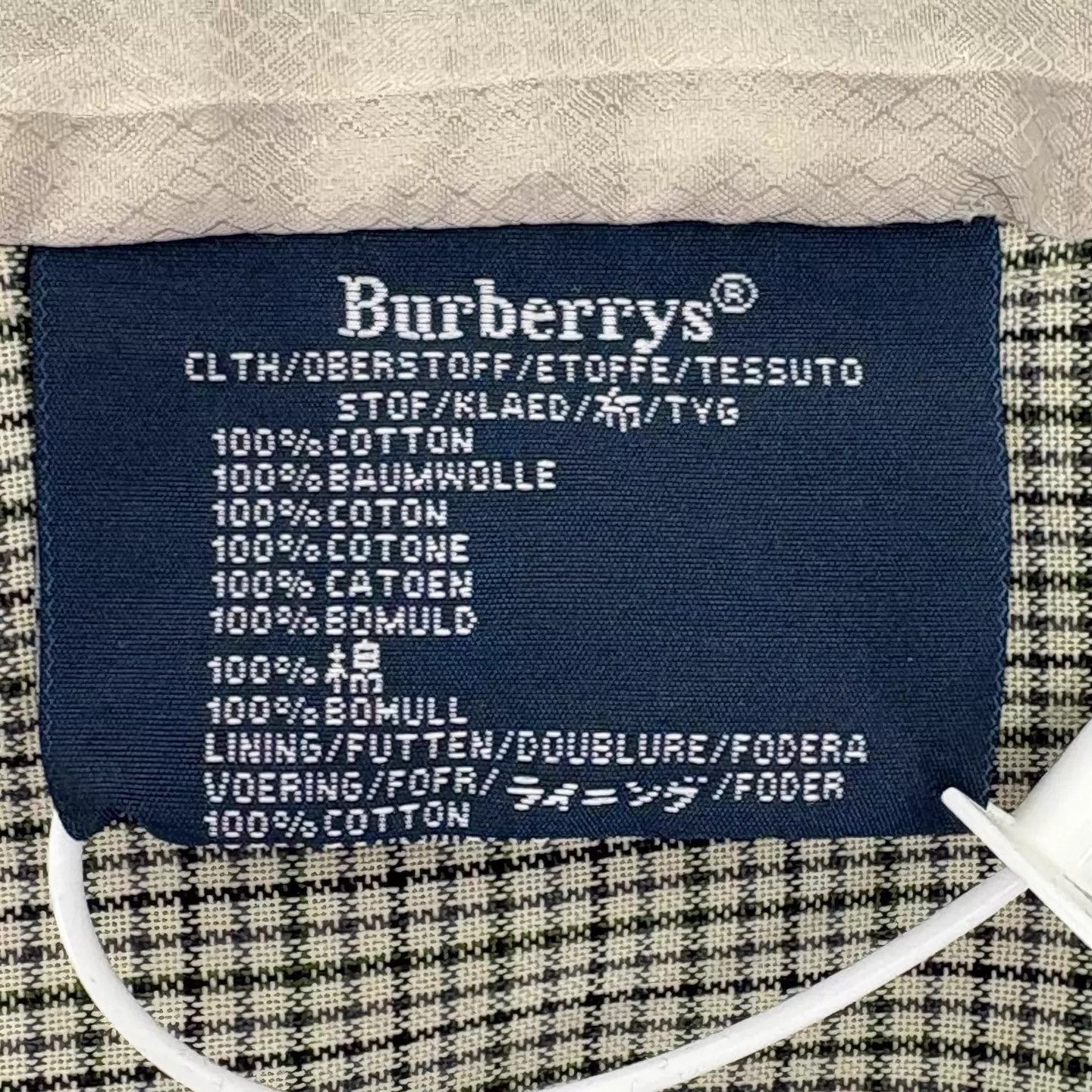 Burberry Gray Check Zip-Front Light Jacket Size M Size US M / EU 48-50 / 2 - 4 Thumbnail