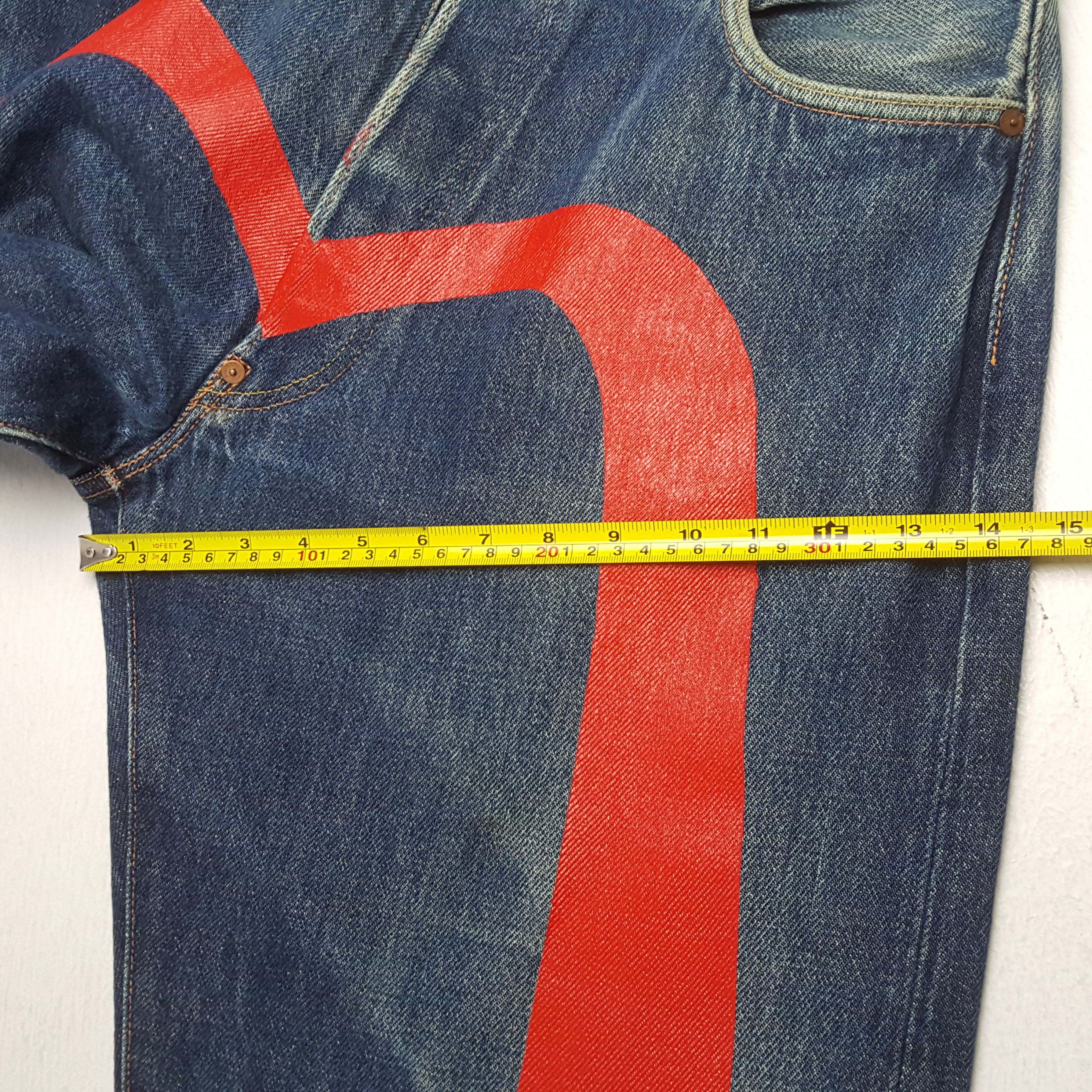 Evisu EVISU Jeans Japanese Brand Streetwear Custom Daicock Style Size US 32 / EU 48 - 9 Thumbnail