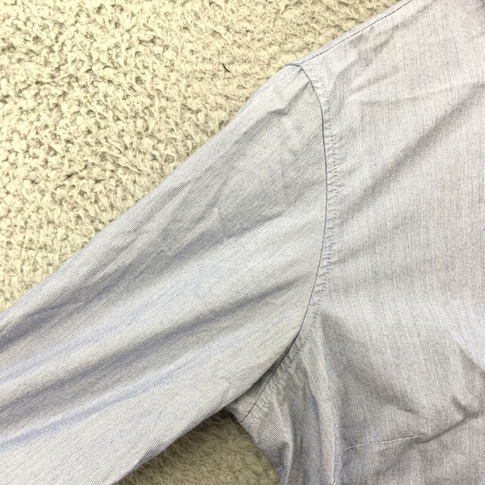 Banana Republic Banana Republic Shirt Womens 8 Button-Up Collared Casual Blue Cotton Size M / US 6-8 / IT 42-44 - 4 Thumbnail