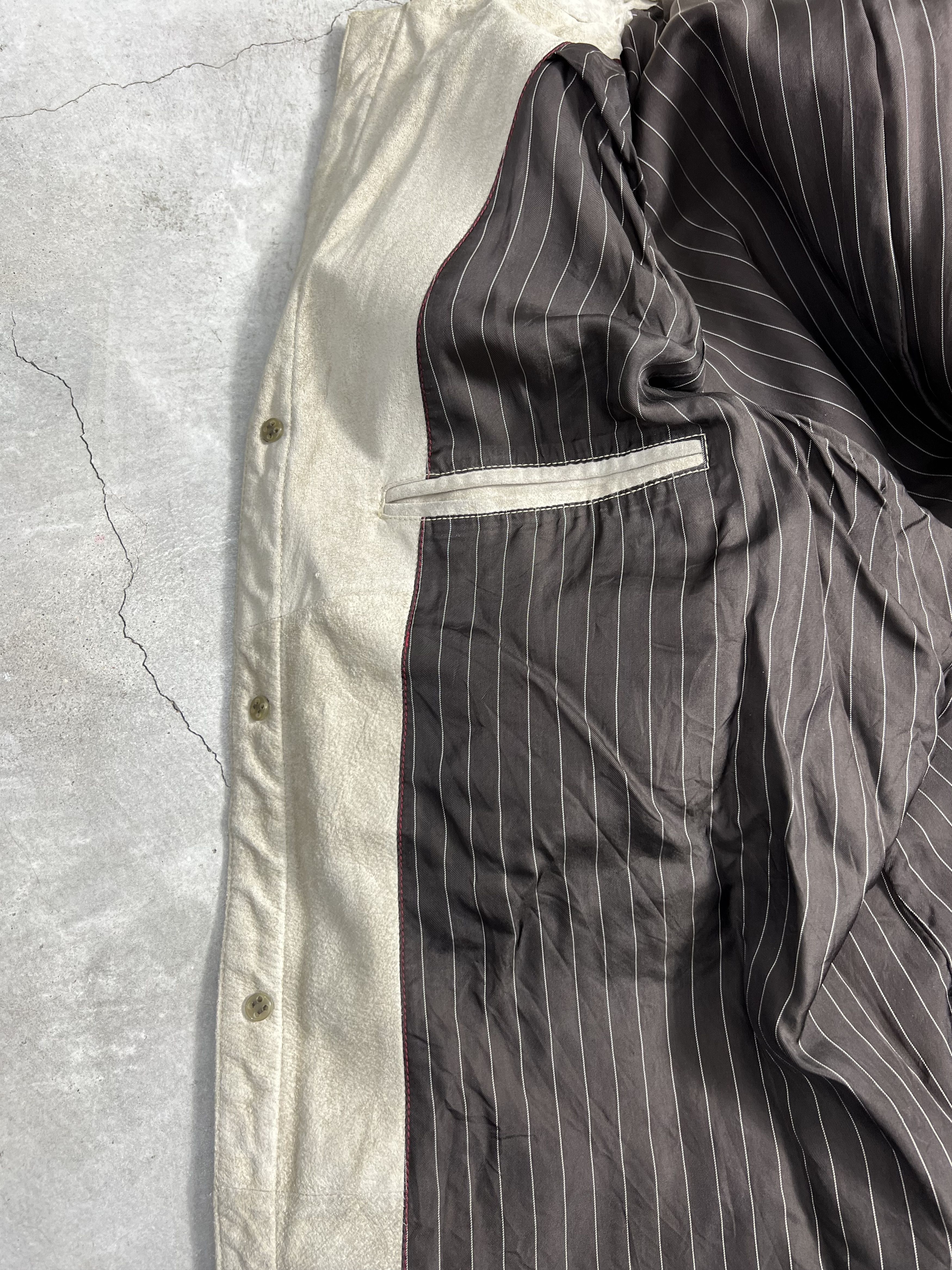 Gaultier Homme Objet Jean Paul GAULTIER HOMME Objet Leather Coat (L) GTMPT324 Size US L / EU 52-54 / 3 - 5 Thumbnail