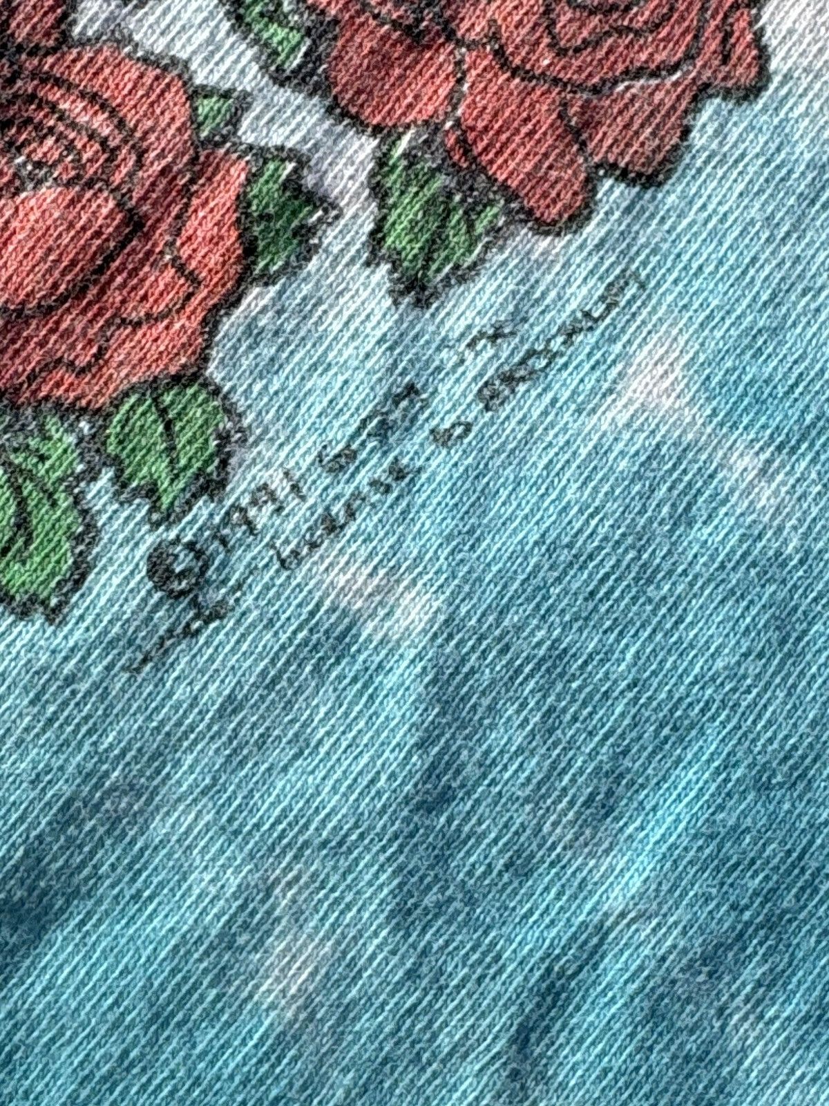 Liquid Blue 1991 Grateful Dead Liquid Blue Tee NYE Tie Dye Concert Tour Size US L / EU 52-54 / 3 - 12 Thumbnail