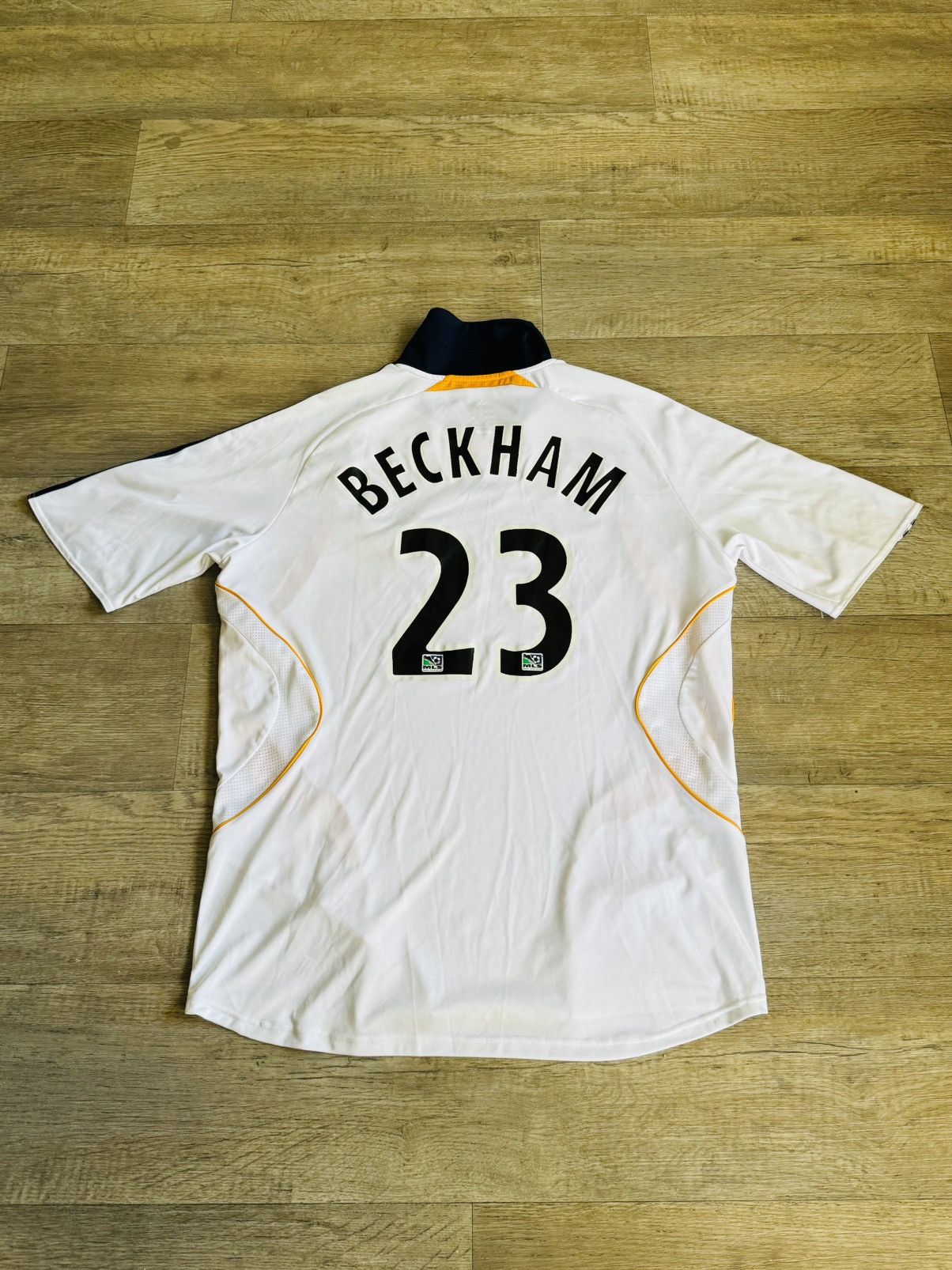 Adidas LA Galaxy David Beckham Shirt Size US XL / EU 56 / 4 - 5 Thumbnail