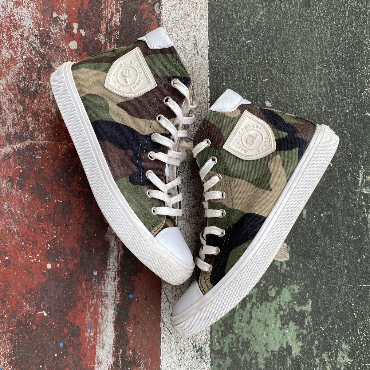 Saint Laurent Paris Saint laurent bedford camouflage high top Size US 5 / IT 35 - 1 Thumbnail