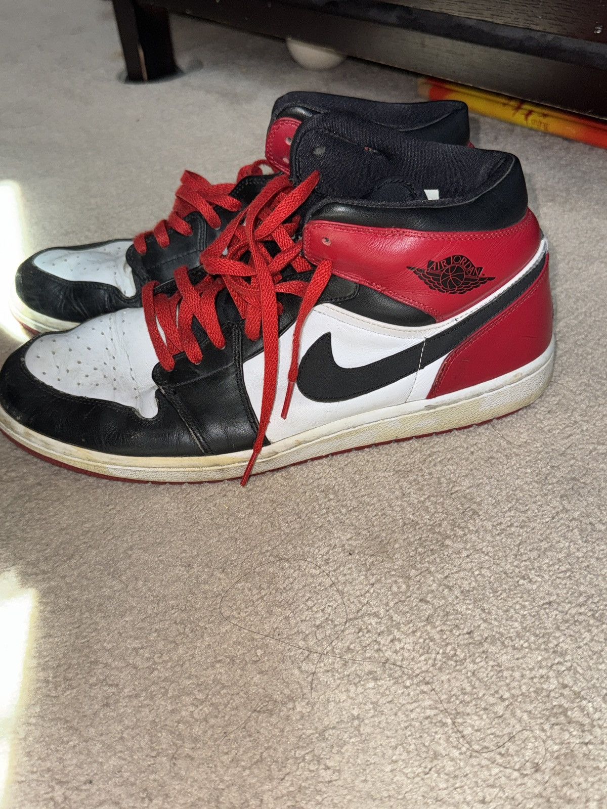 Jordan Brand Air Jordan One Mid Old Love 2007 Vintage Size US 12.5 / EU 45-46 - 5 Thumbnail