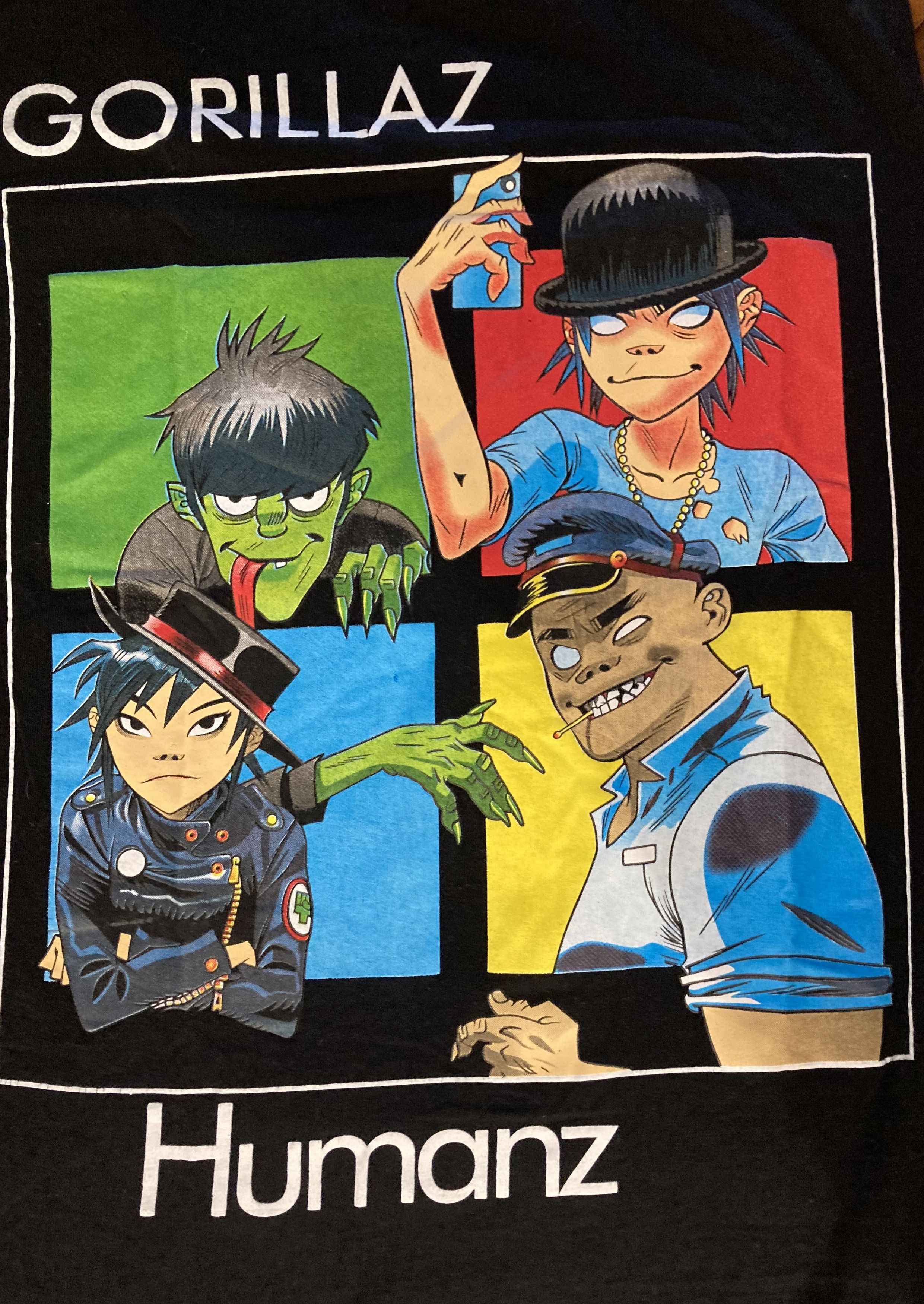 Band Tees Gorillaz Humanz Vintage T-Shirt, Size US S / EU 44-46 / 1 - 4 Thumbnail