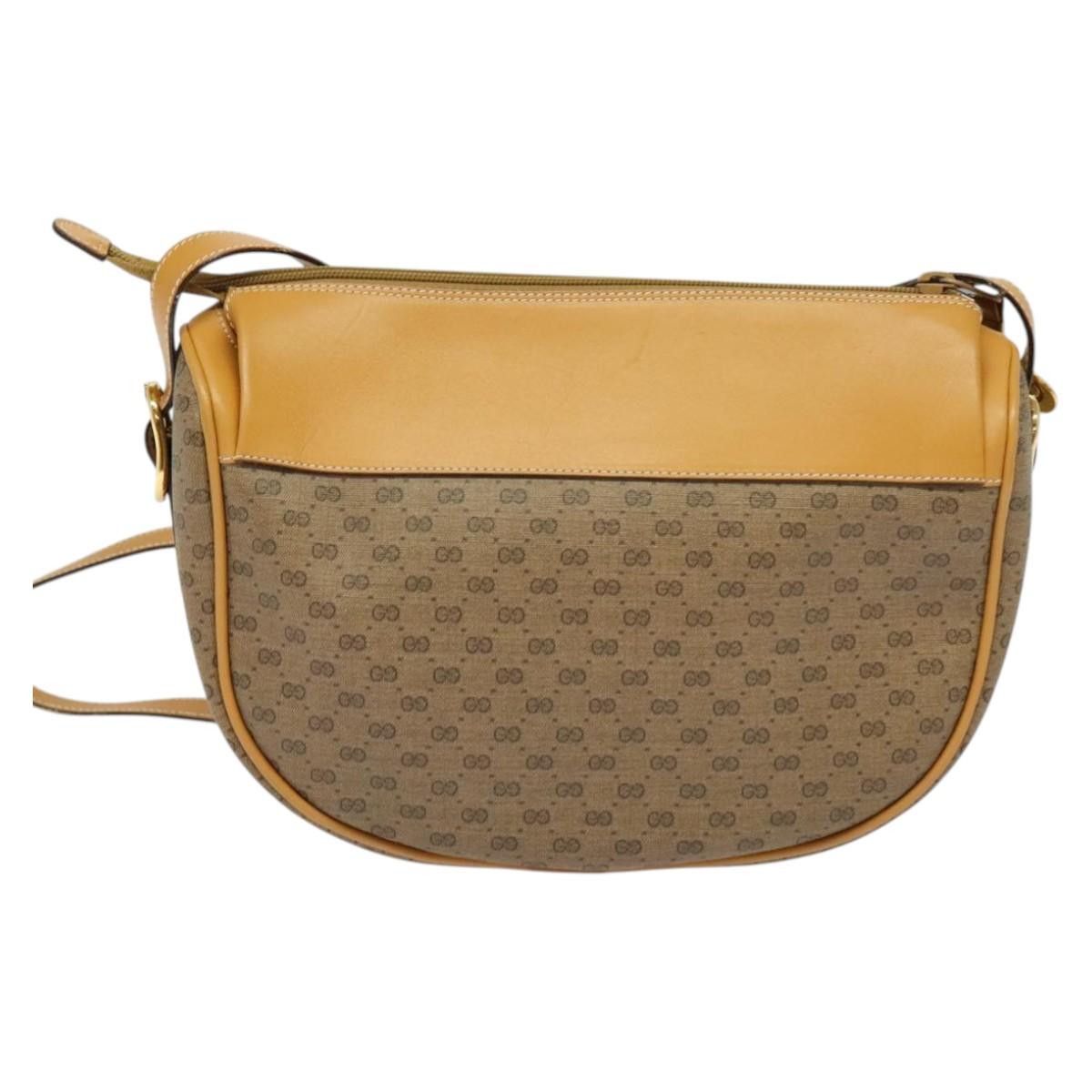 Gucci GUCCI Micro GG Supreme Shoulder Bag Pvc Beige Gold 001 115 Size ONE SIZE - 3 Thumbnail