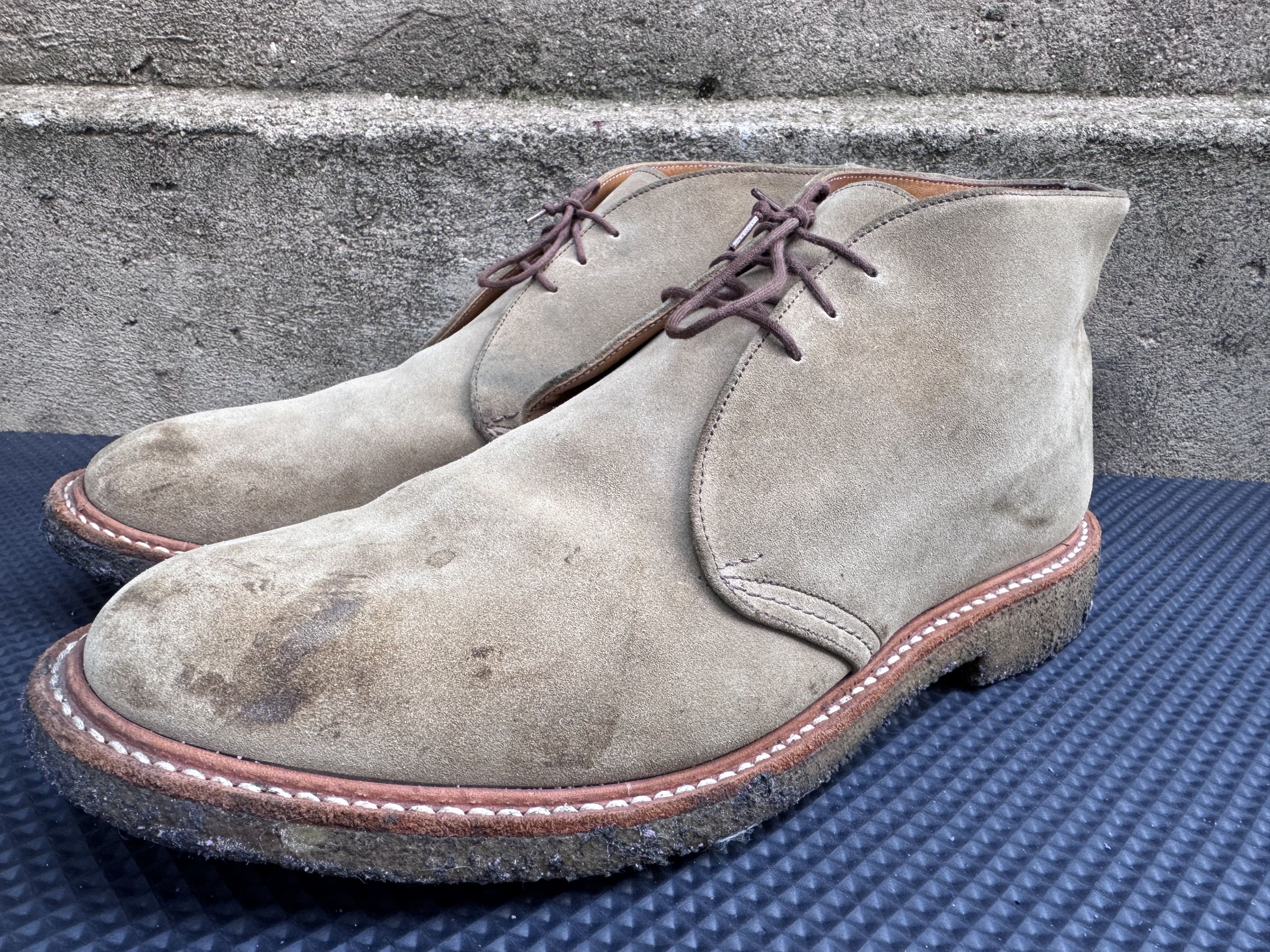 Tricker's TRICKER'S Kelso Suede Desert Chukka Boots Crepe Size US 12.5 / EU 45-46 - 6 Thumbnail