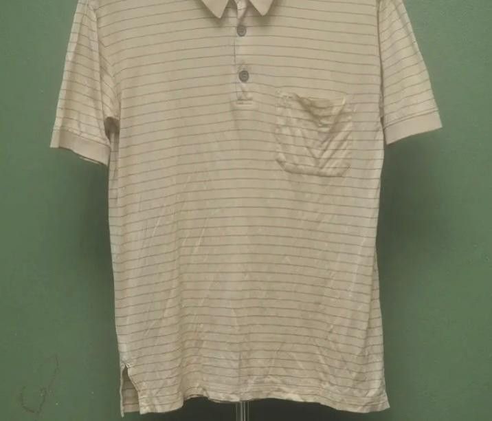 Hermes Vintage Hermes Made In Italy Short Sleeve Cream Colour Size US M / EU 48-50 / 2 - 4 Thumbnail