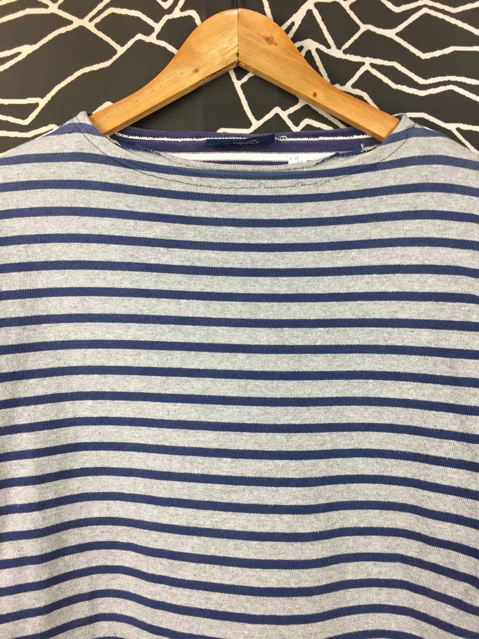 Saint James Vtg Saint James Mixed Patterns Breton Stripe Boat Neck Tee Size US M / EU 48-50 / 2 - 3 Thumbnail