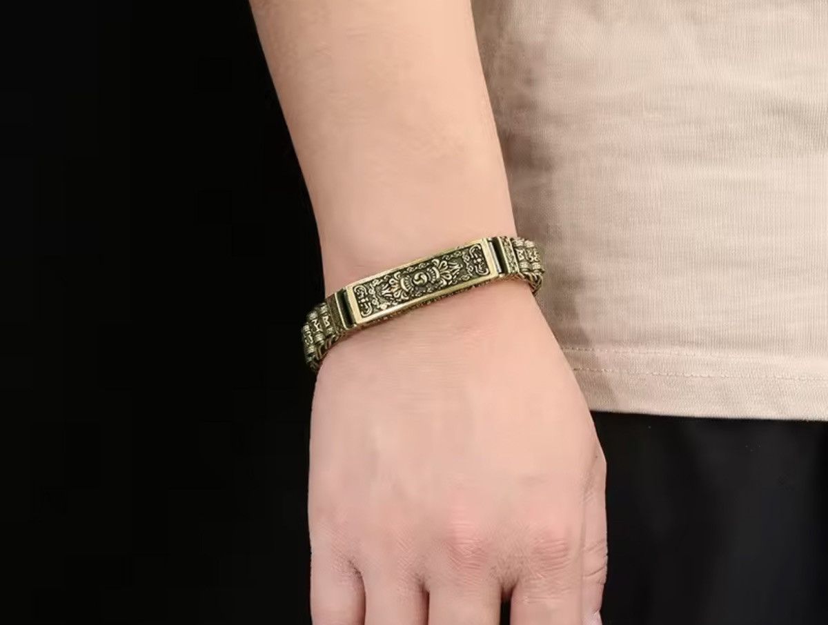 Handmade Multiplier Vajra Six Words Chains Bracelets Size ONE SIZE - 2 Thumbnail