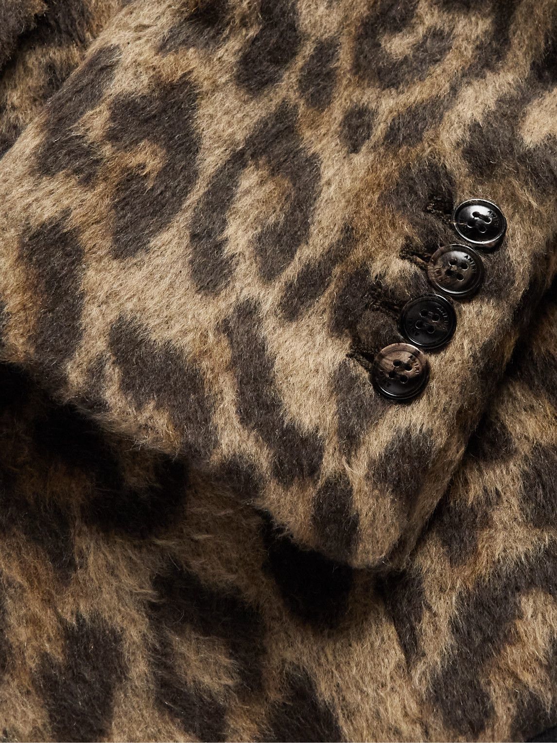 Amiri o1y0525 Leopard-print Coat in Brown/Black Size US M / EU 48-50 / 2 - 3 Thumbnail
