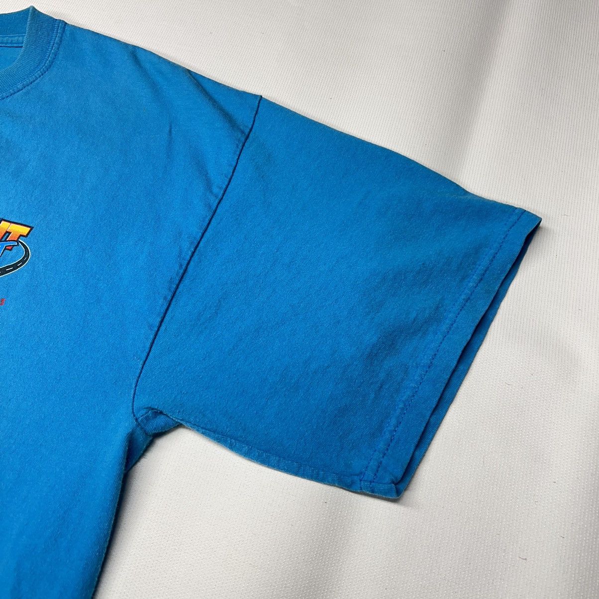 Gildan × Vintage VTG Car Tee Shirt Blue Hot Rod Classic Custom Auto Graphic Size US XL / EU 56 / 4 - 3 Thumbnail