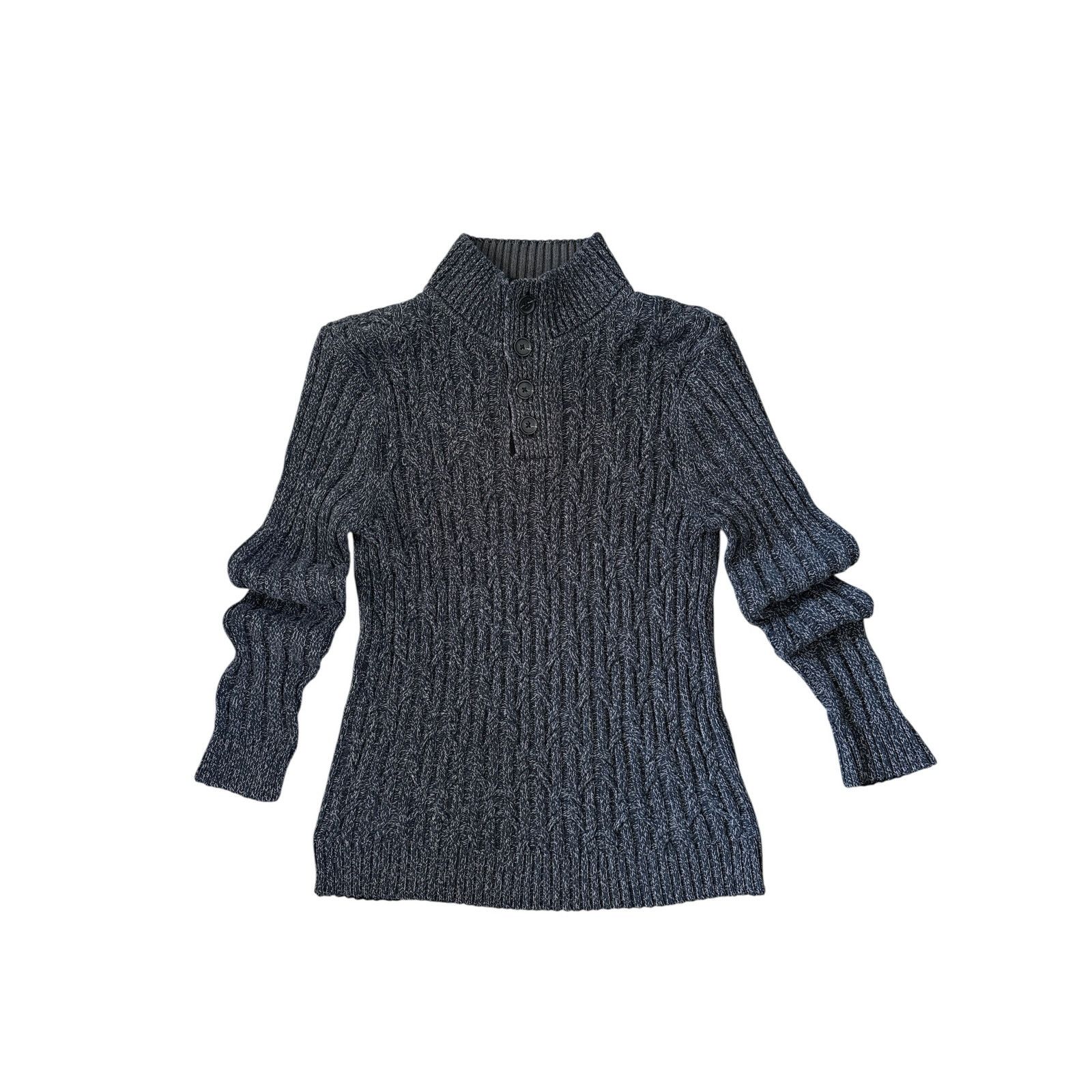 Tasso Elba Tasso Elba Men’s Navy Knit Mock Neck Sweater Size medium Size US M / EU 48-50 / 2 - 1 Thumbnail