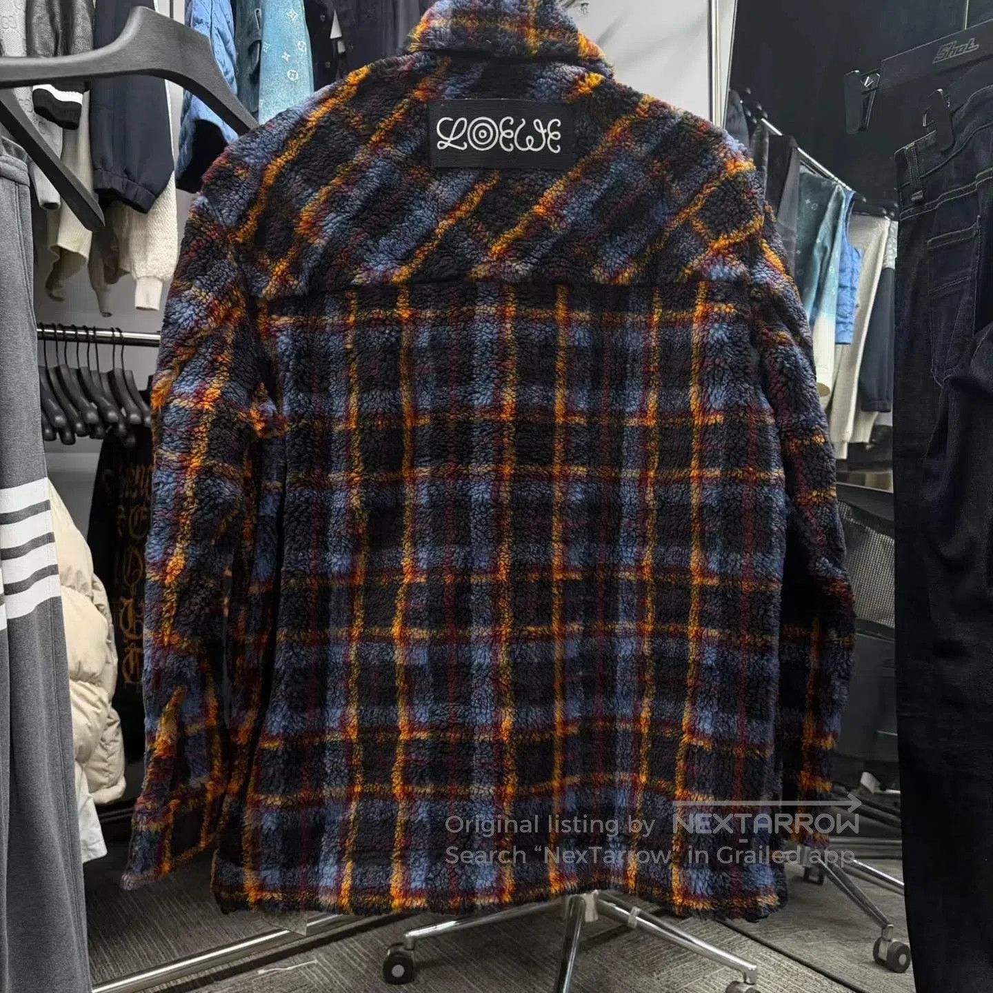 Loewe Loewe Plaid Pocket Fleece Jacket| Size US XS / EU 42 / 0 - 2 Thumbnail