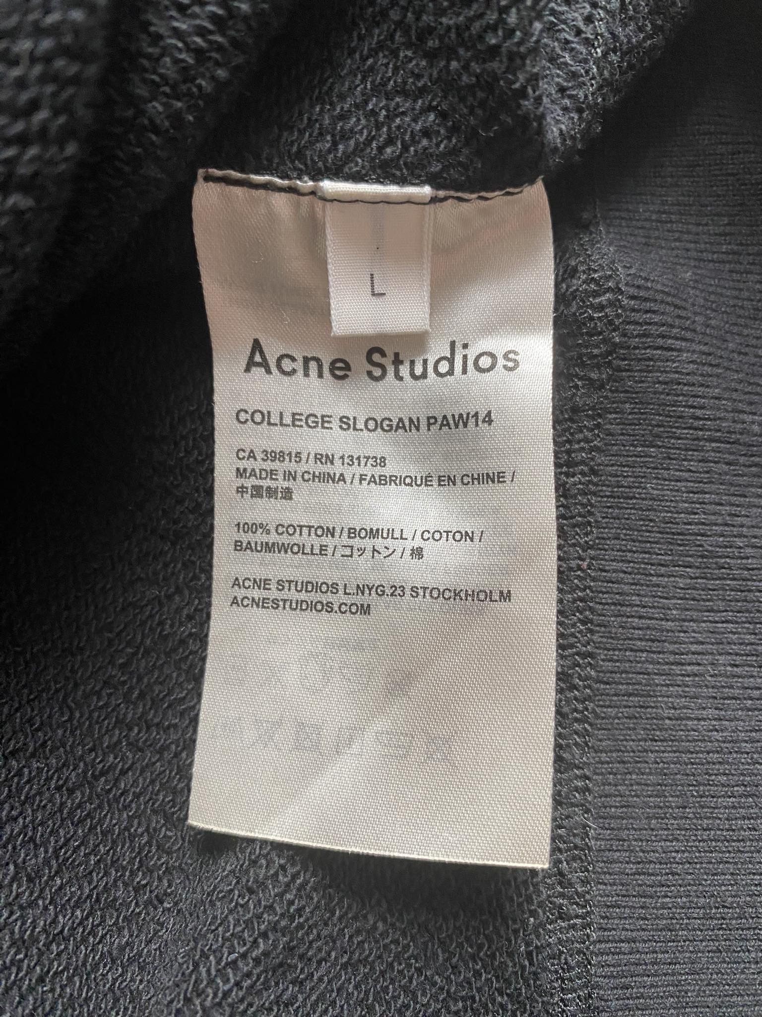 Buy acne studios you first sweatshirt 2026 Acne Studios You First