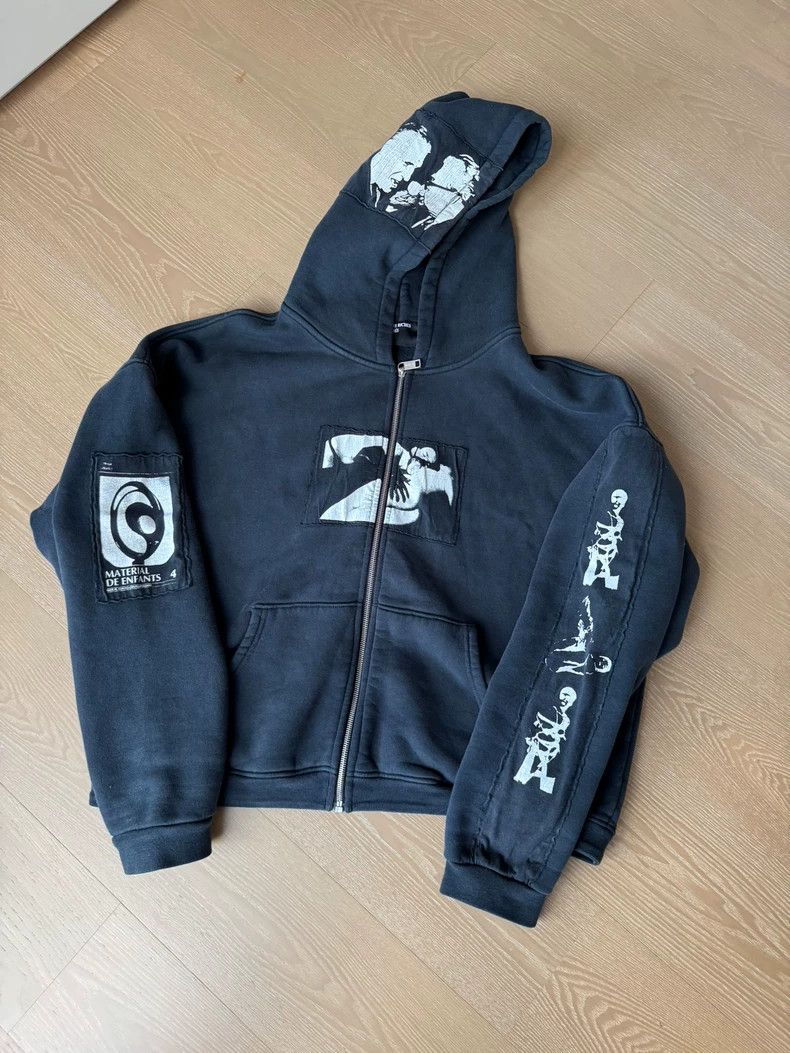 Enfants Riches Deprimes Enfants Riches Deprimes 23AW Cloth wash zipper hoodie 2502 Size US M / EU 48-50 / 2 - 1 Thumbnail