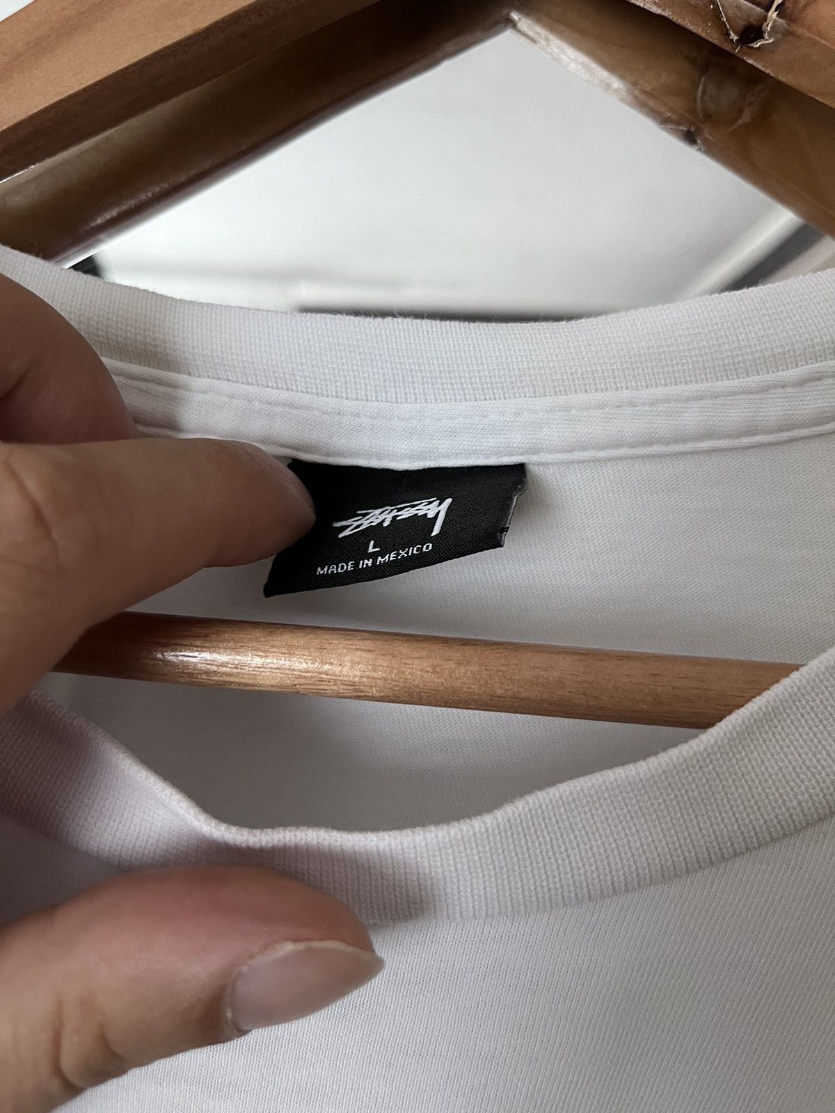 Stussy Vintage Stussy N4 Big Logo Longsleeve Shirt Size US L / EU 52-54 / 3 - 13 Thumbnail