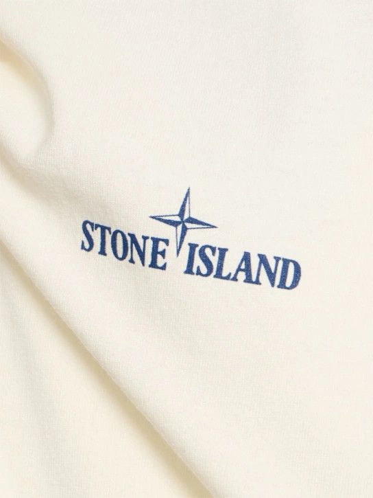Stone Island o1lsvrm0425 Cotton T-Shirt in Ivory Size US XL / EU 56 / 4 - 5 Thumbnail